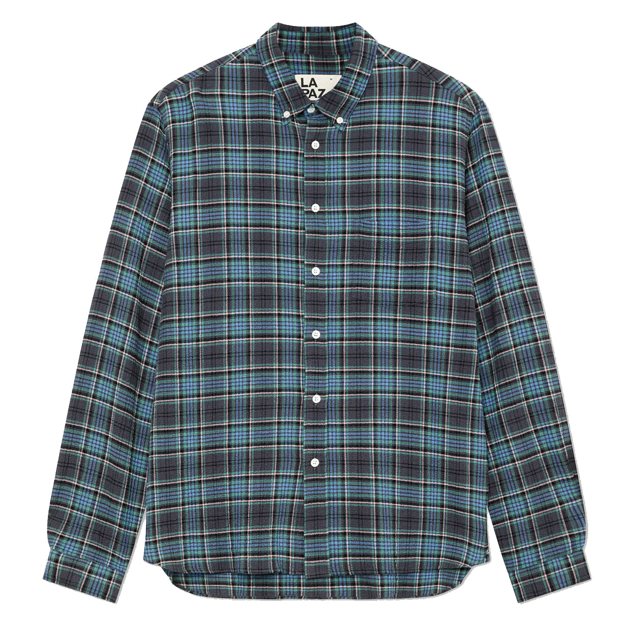 Branco Button Down Shirt - Black Sand Checks