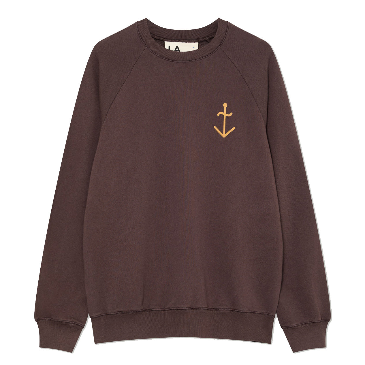 Cunha Logo Sweatshirt - Brown/Roasted Yellow Logo