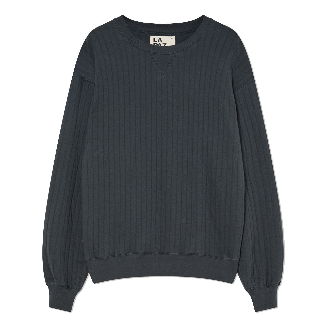 Xavier Classic Sweatshirt - Ribbed Black Sand