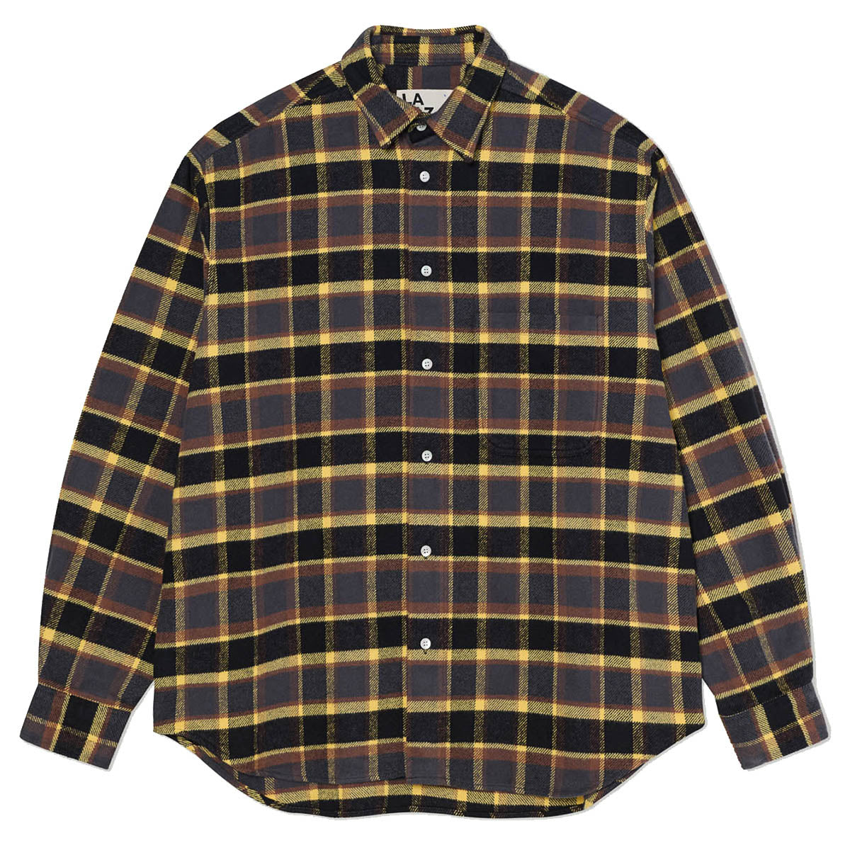 Carvalho Baggy Oversized Shirt - Yellow Checks