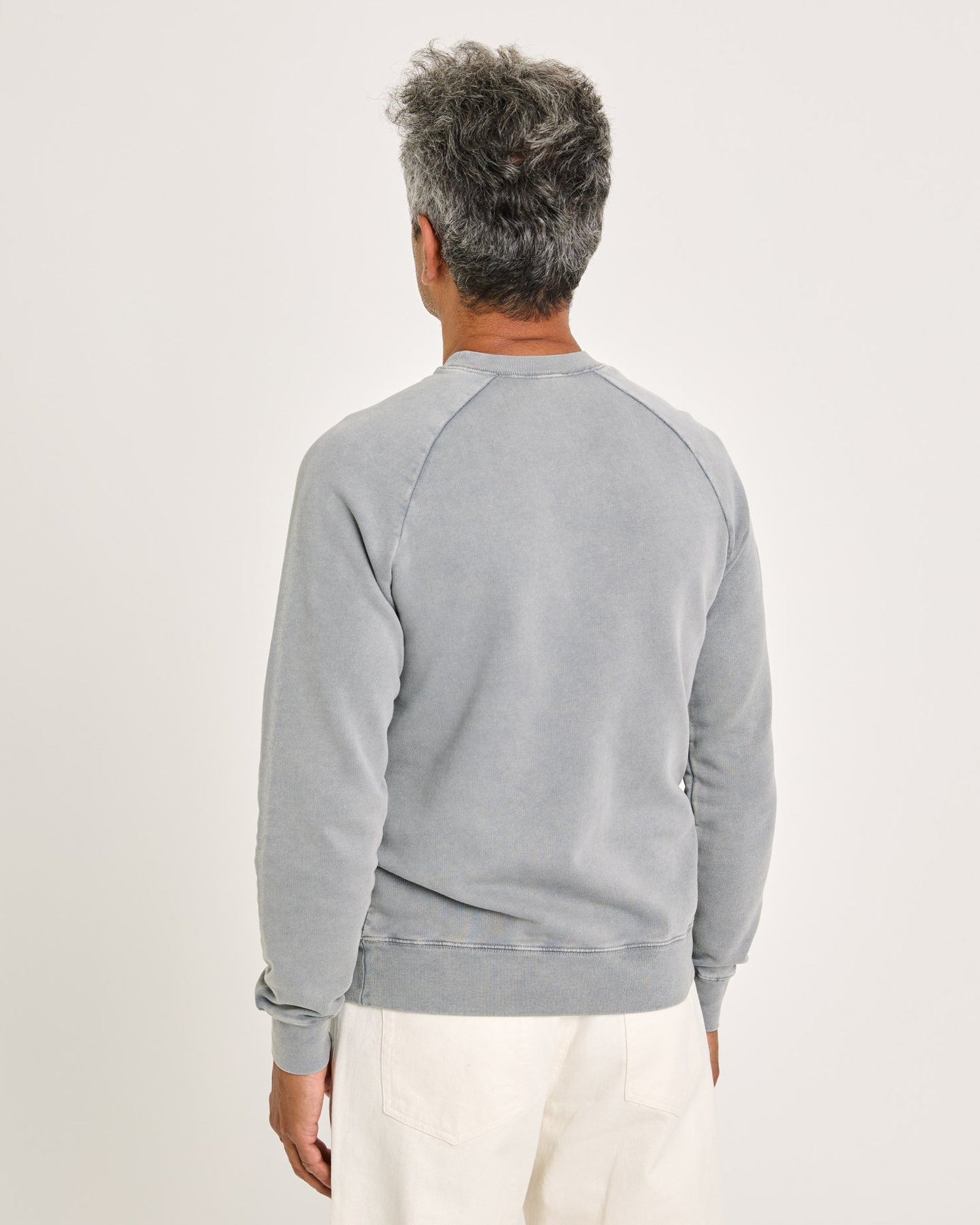 Cunha Logo Sweat - Smoked Pearl/Pale Yellow