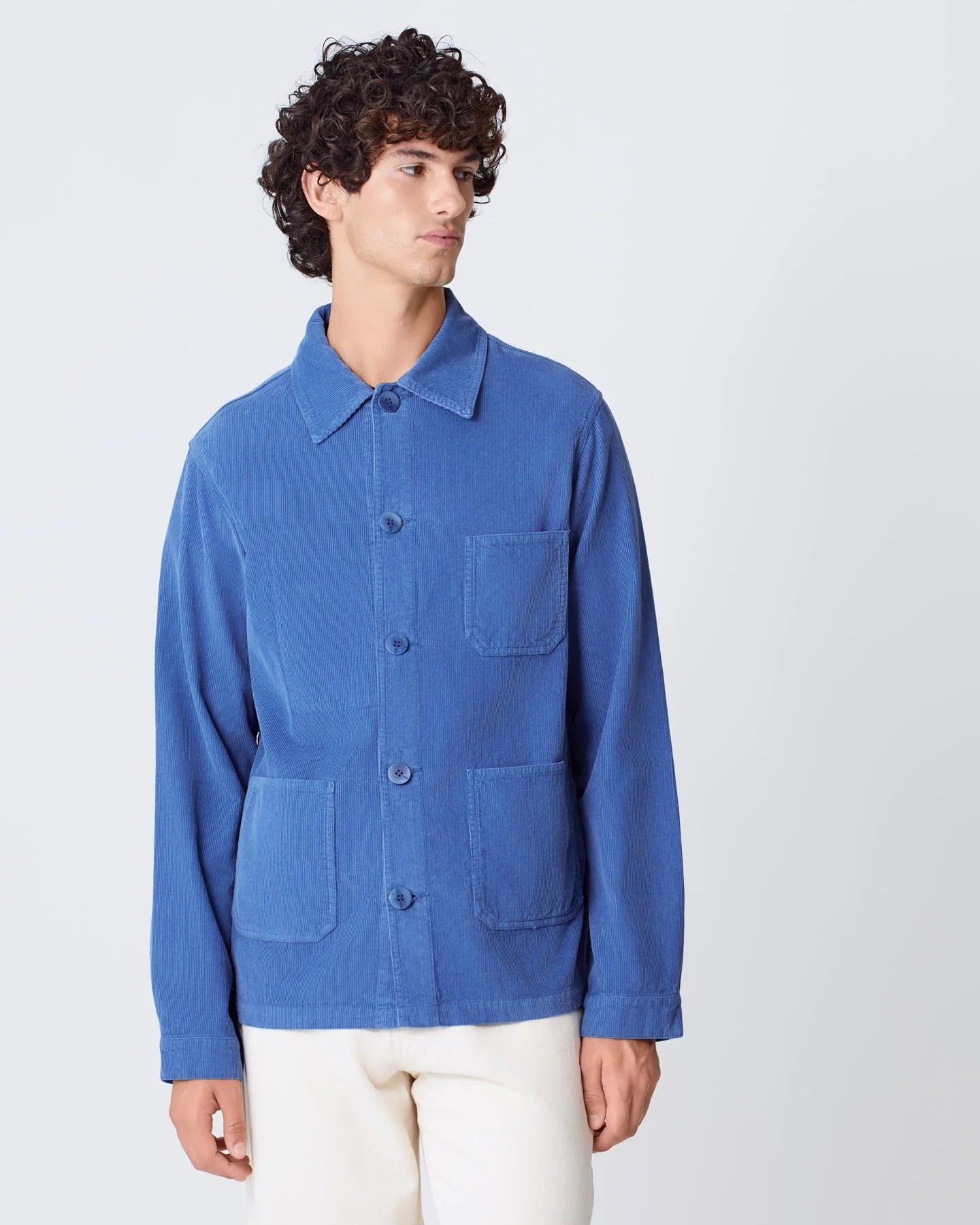 Baptista Worker Jacket - Indigo Corduroy