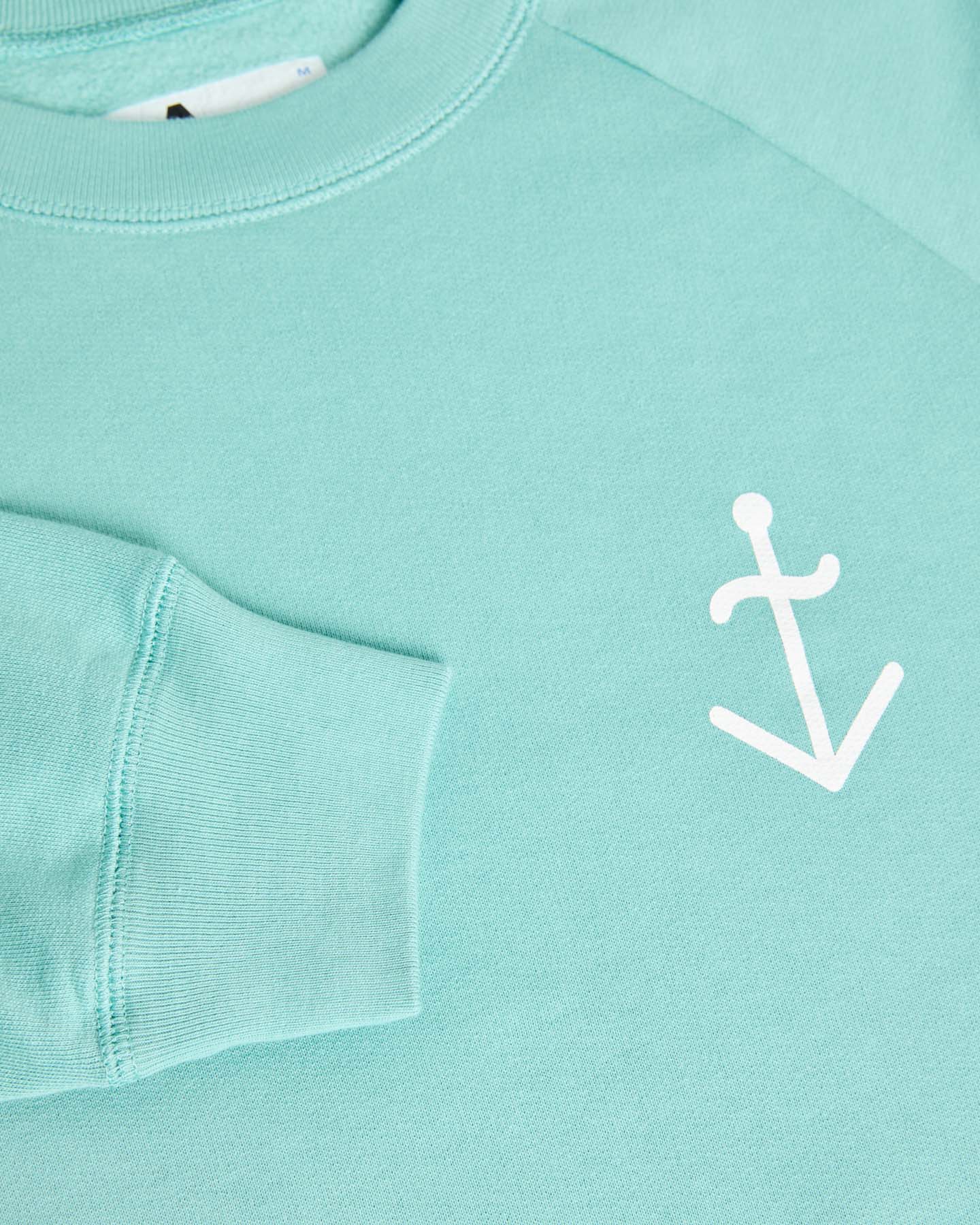 Cunha Logo Sweatshirt - Green/Off-White Logo