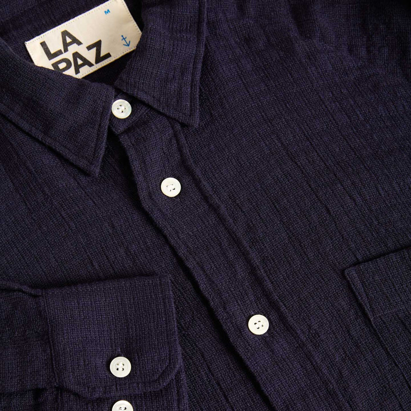 Mirra Raglan Sleeve Shirt - Dark Navy