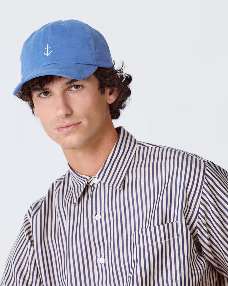 Santos Cap - Indigo/Off-White Logo