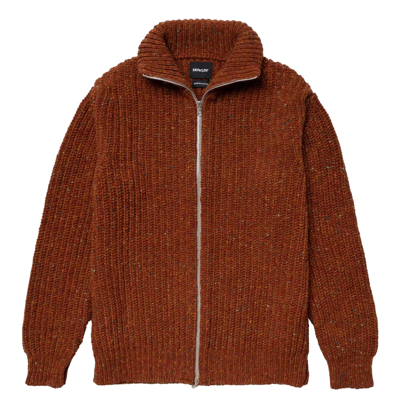 Loose Ends Chunky Zip Knit - Mars