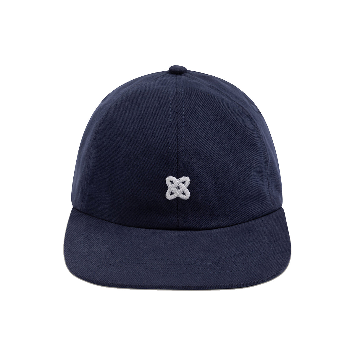 Leuchars Cap - Ink Navy Embroidered Twill 250g