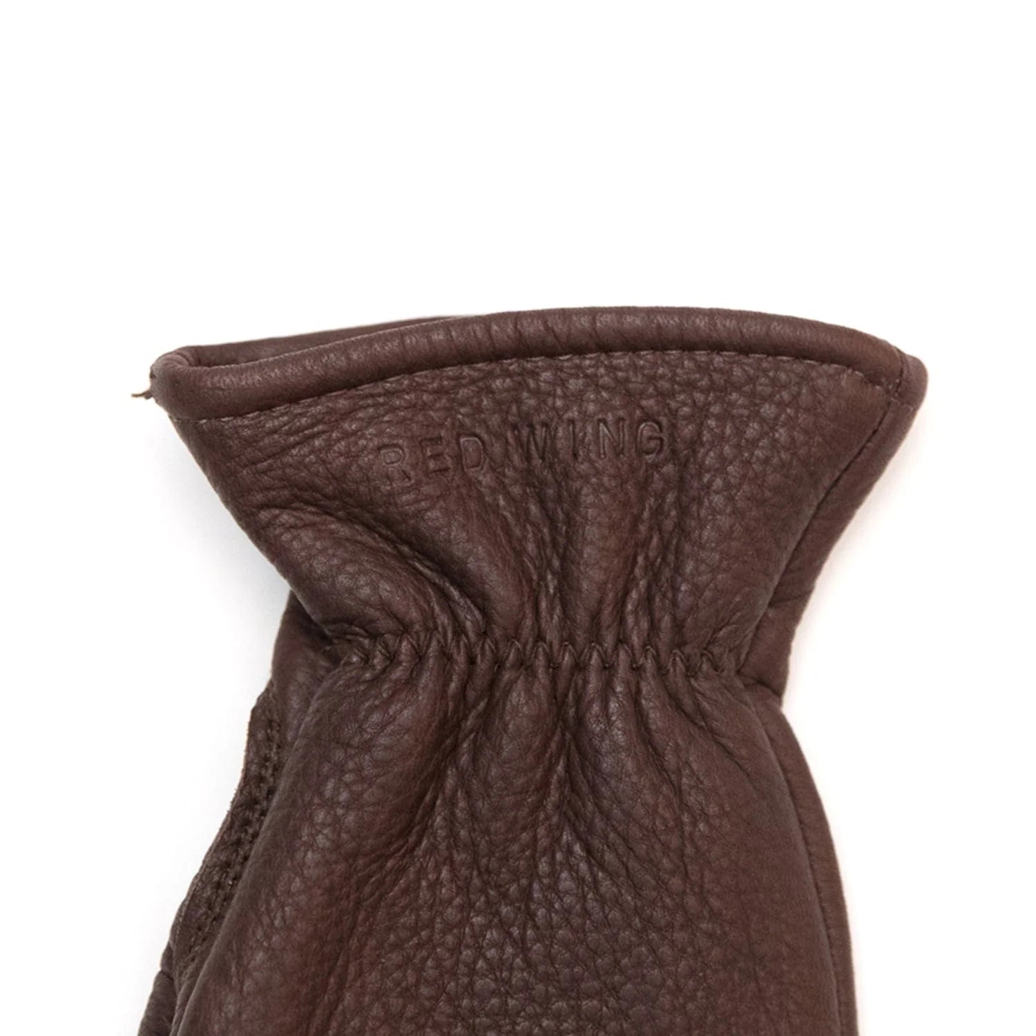 Lined Gloves - Brown Buckskin Leather