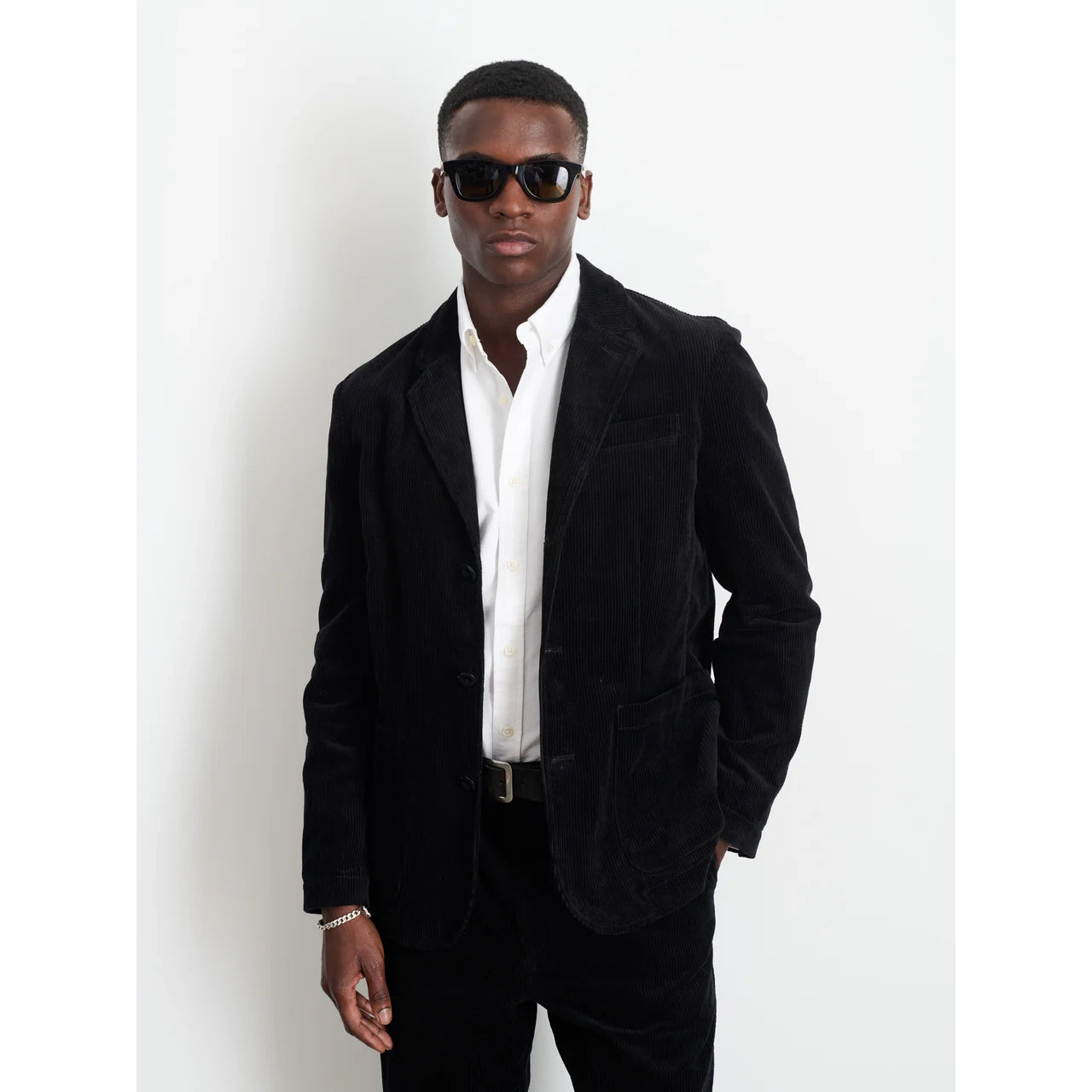 Mill Blazer - Black Corduroy