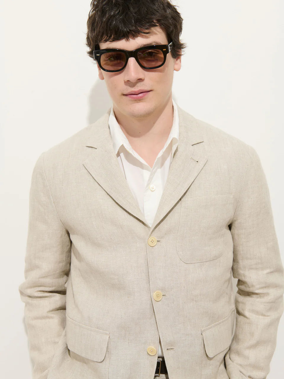 Mercer Linen Jacket - Flax