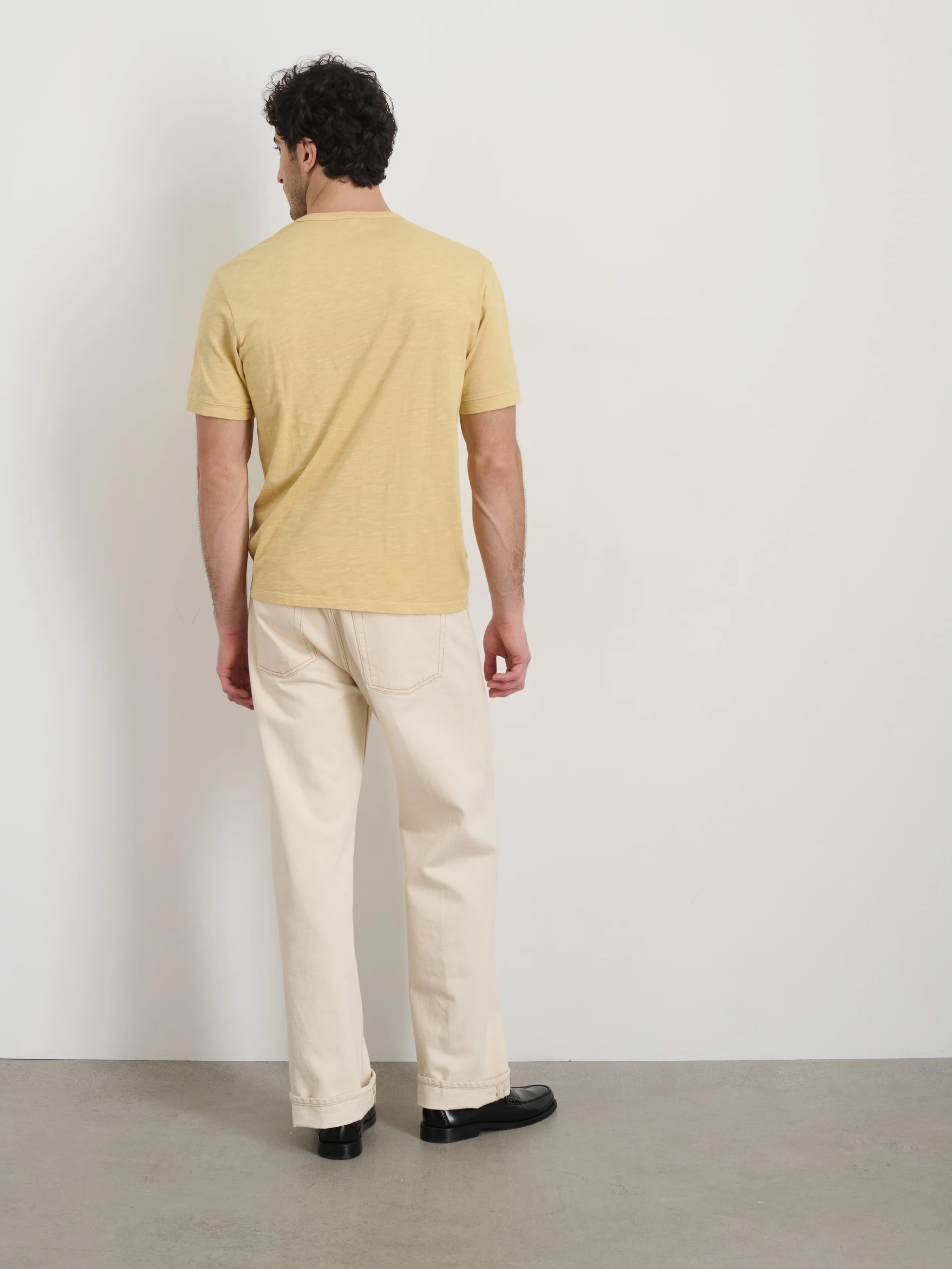 Slub Cotton T-Shirt - Beeswax