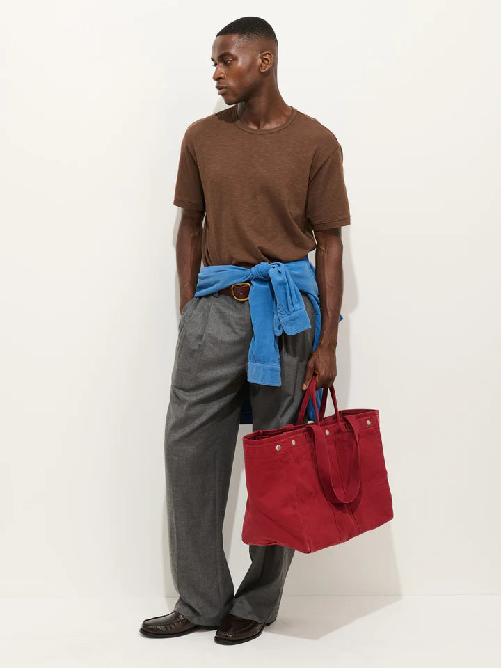 Slub Cotton T-Shirt - Shaved Chocolate