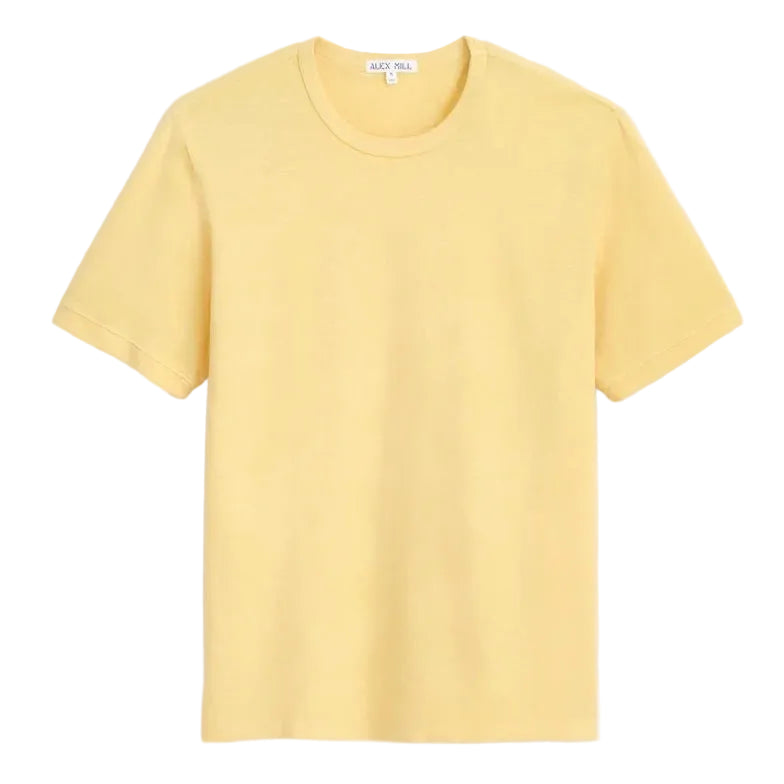 Slub Cotton T-Shirt - Corn