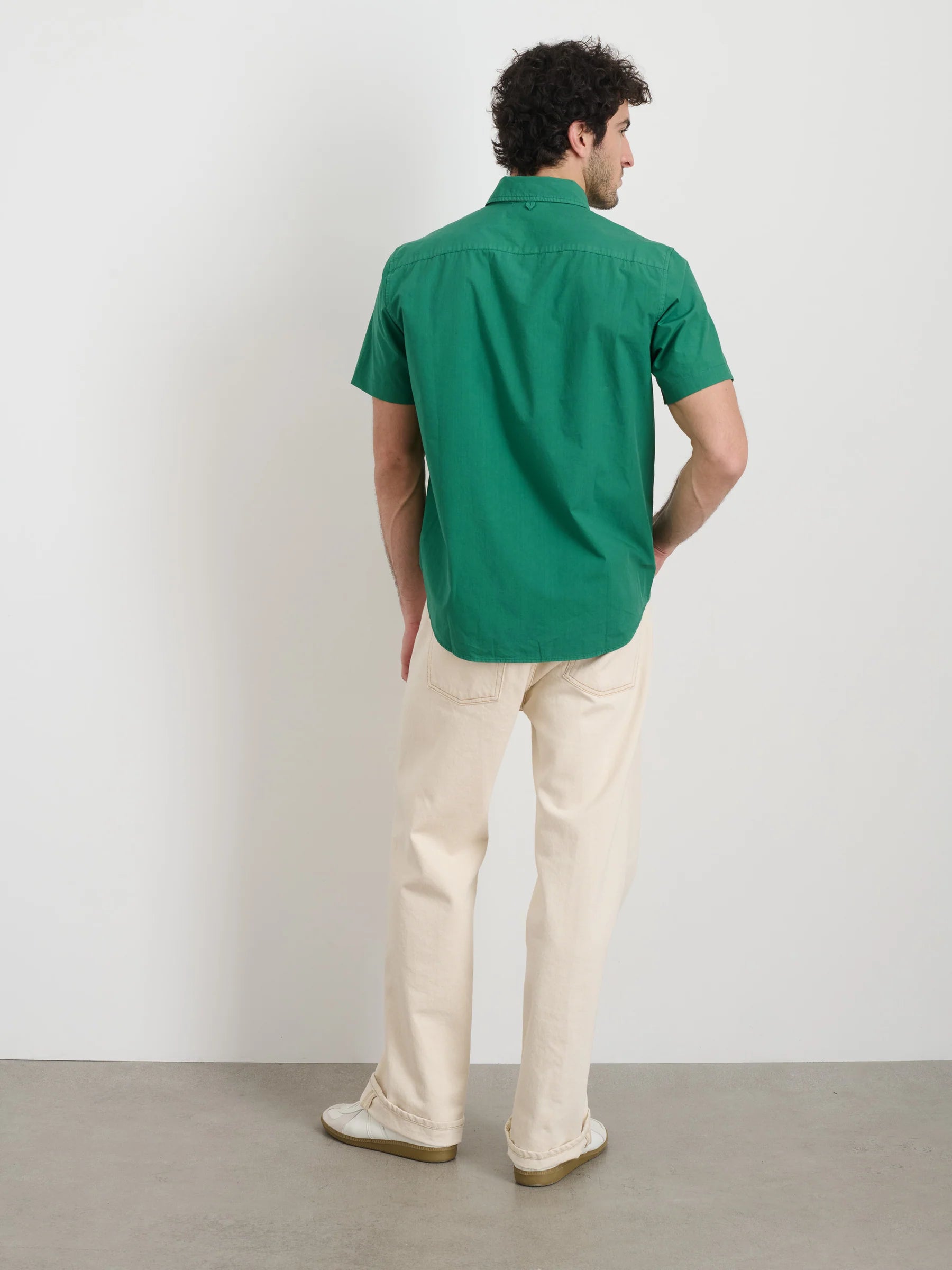 Mill Shirt - Bright Emerald