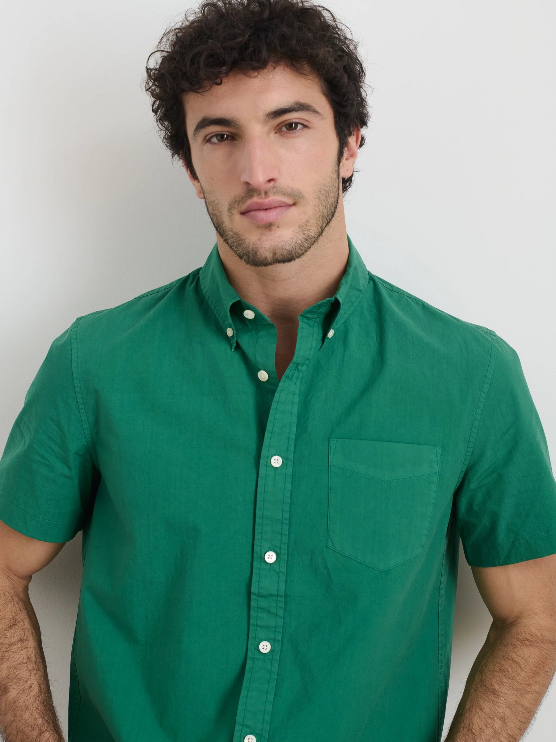 Mill Shirt - Bright Emerald