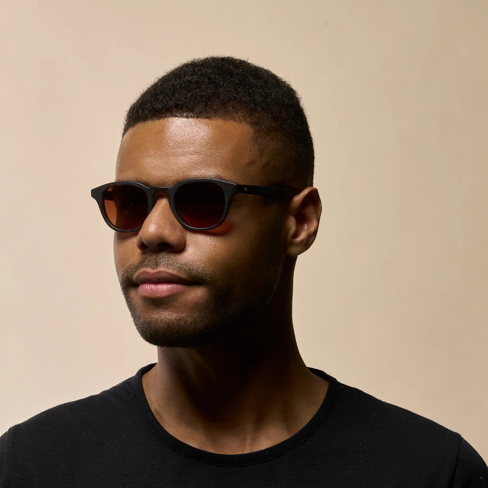 Dustin New Matte Dark Tortoise Sunglasses & Original Lens