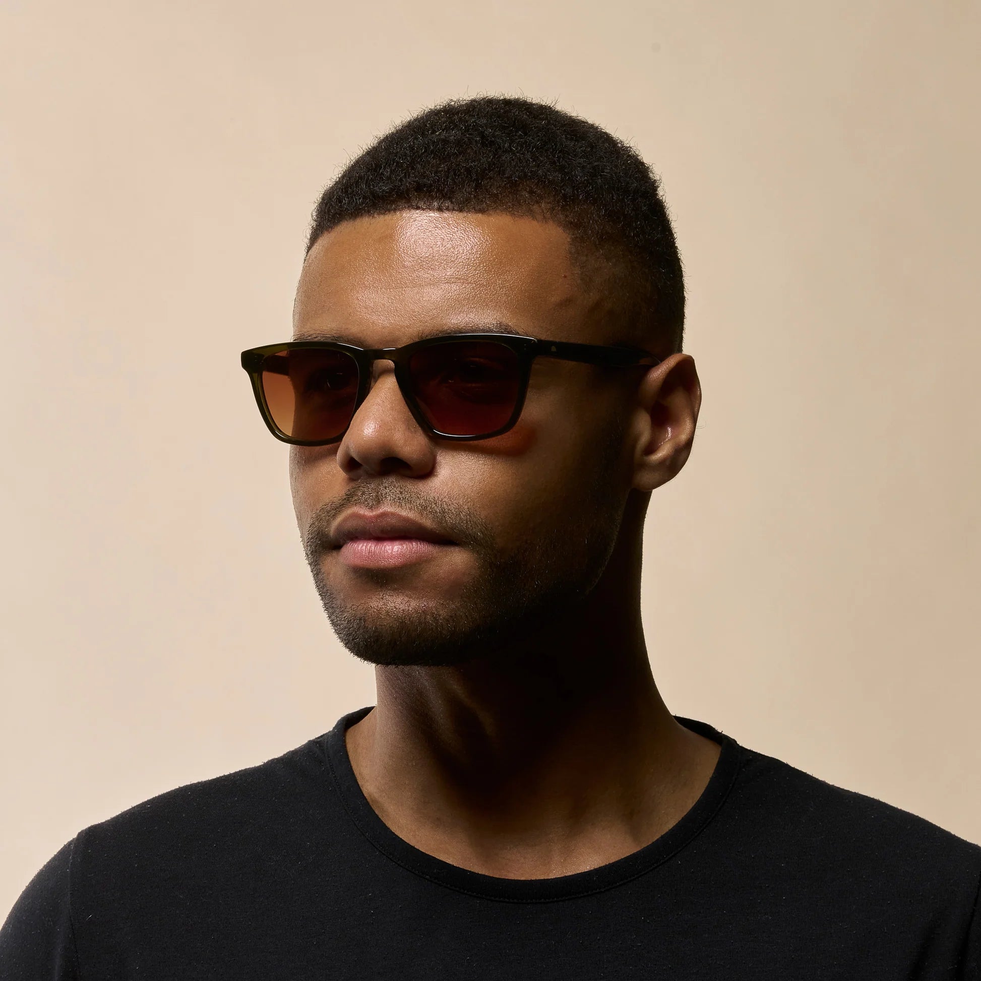 Weston Bottle Green Sunglasses & Original Lens