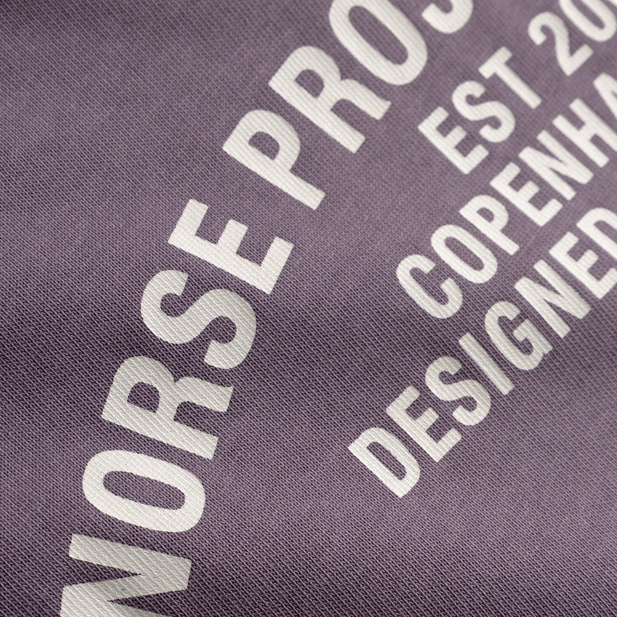Snekkersten Organic Arch Print T-Shirt - Vintage Violet