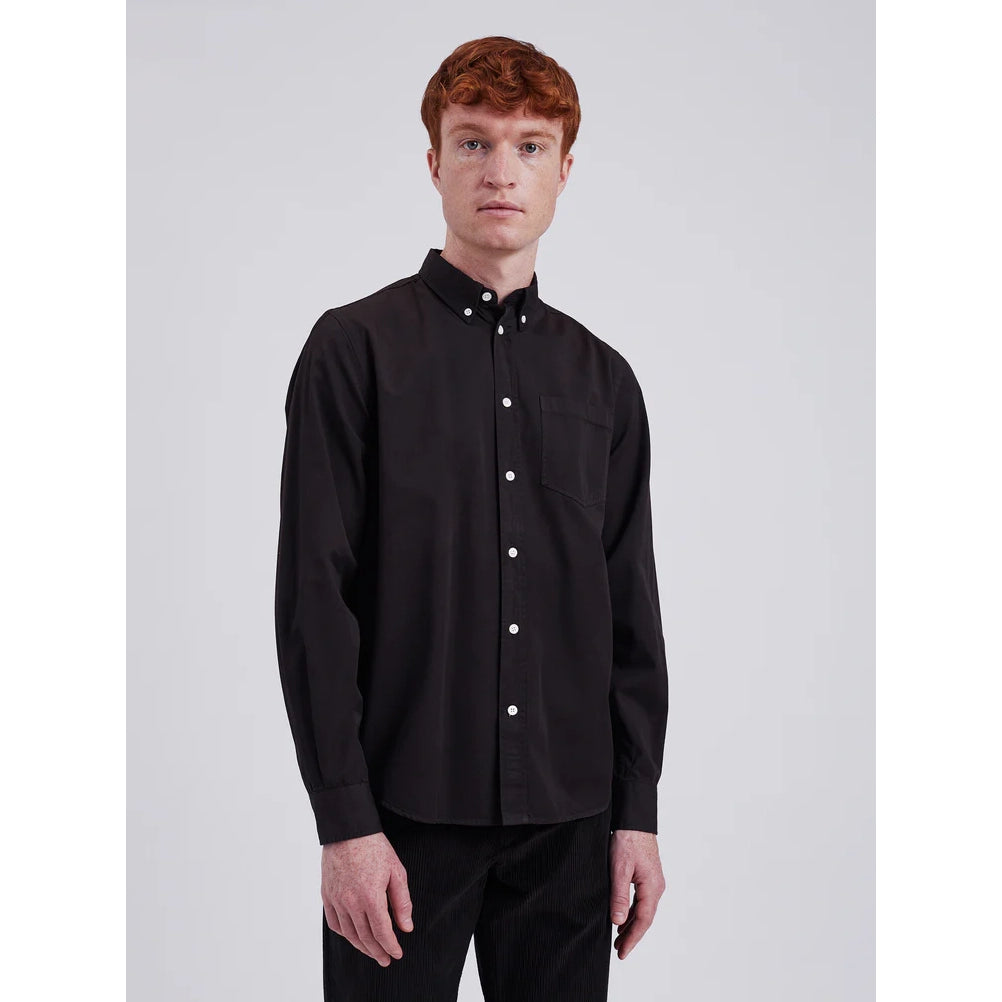 Osvald BD Twill Shirt - Espresso