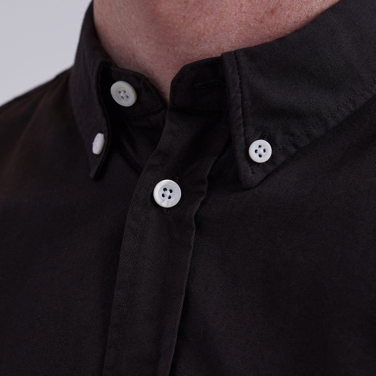 Osvald BD Twill Shirt - Espresso