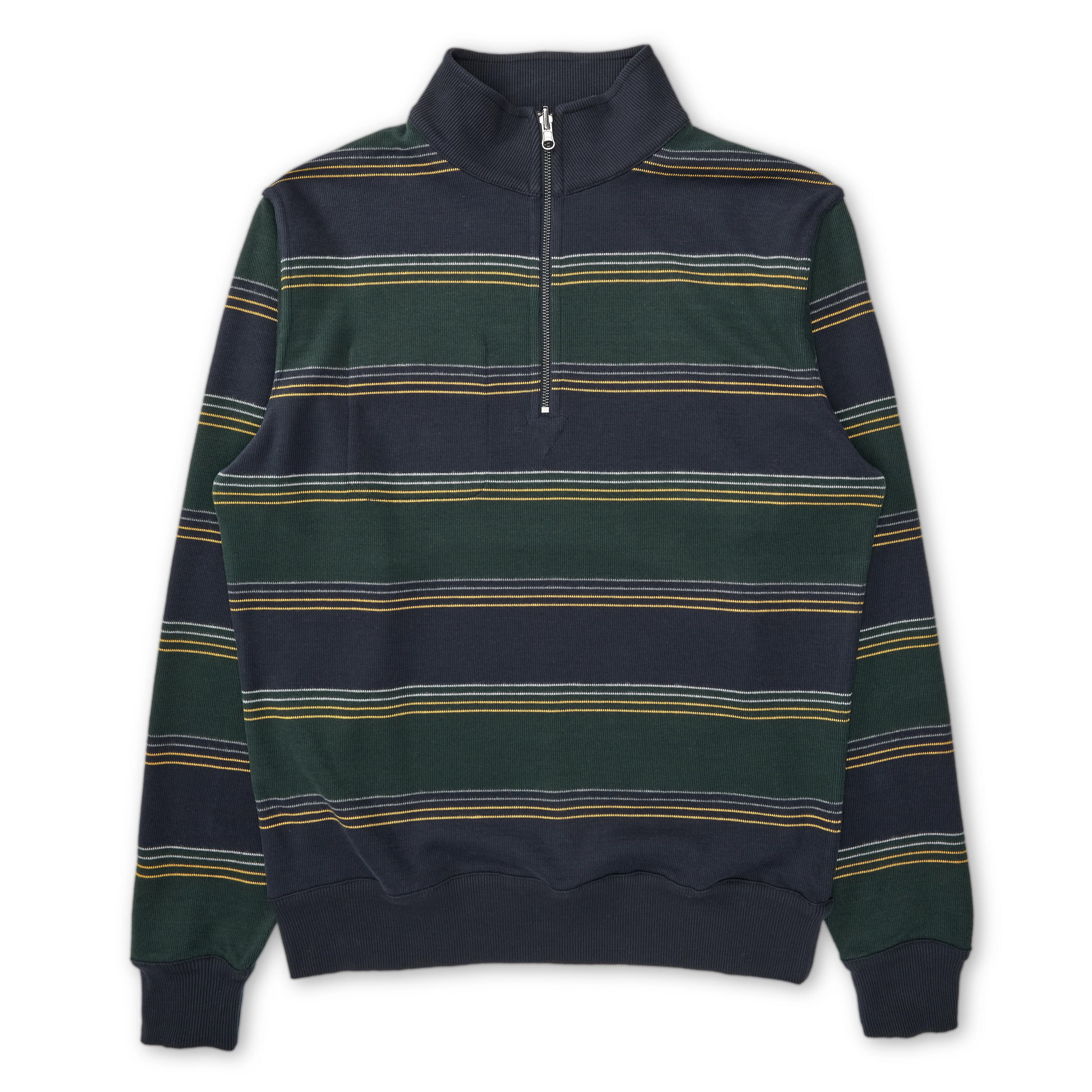 Reversible Half Zip Sweatshirt - Hinkley Navy/Green