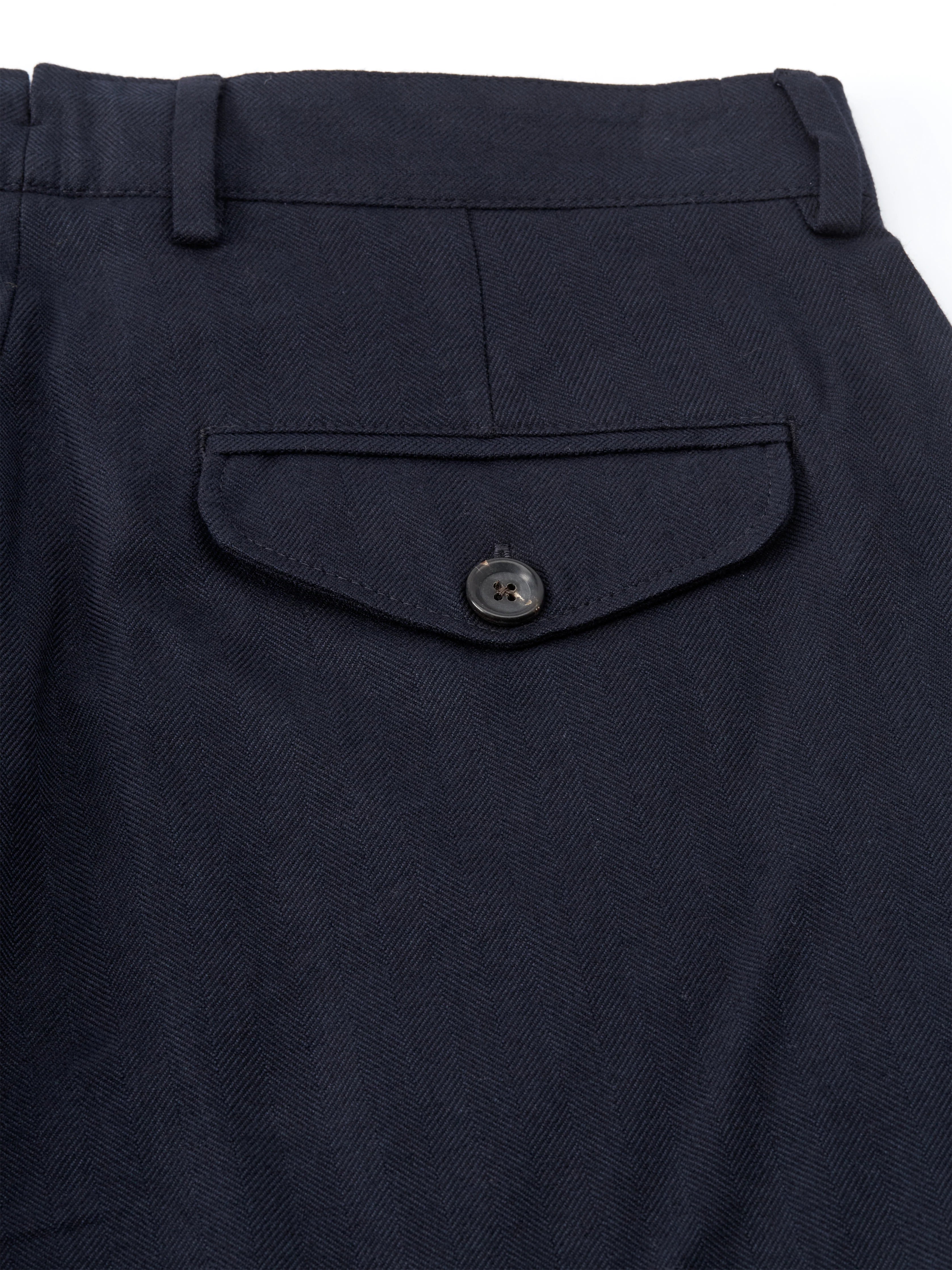 Fishtail Trousers - Stockbridge Navy