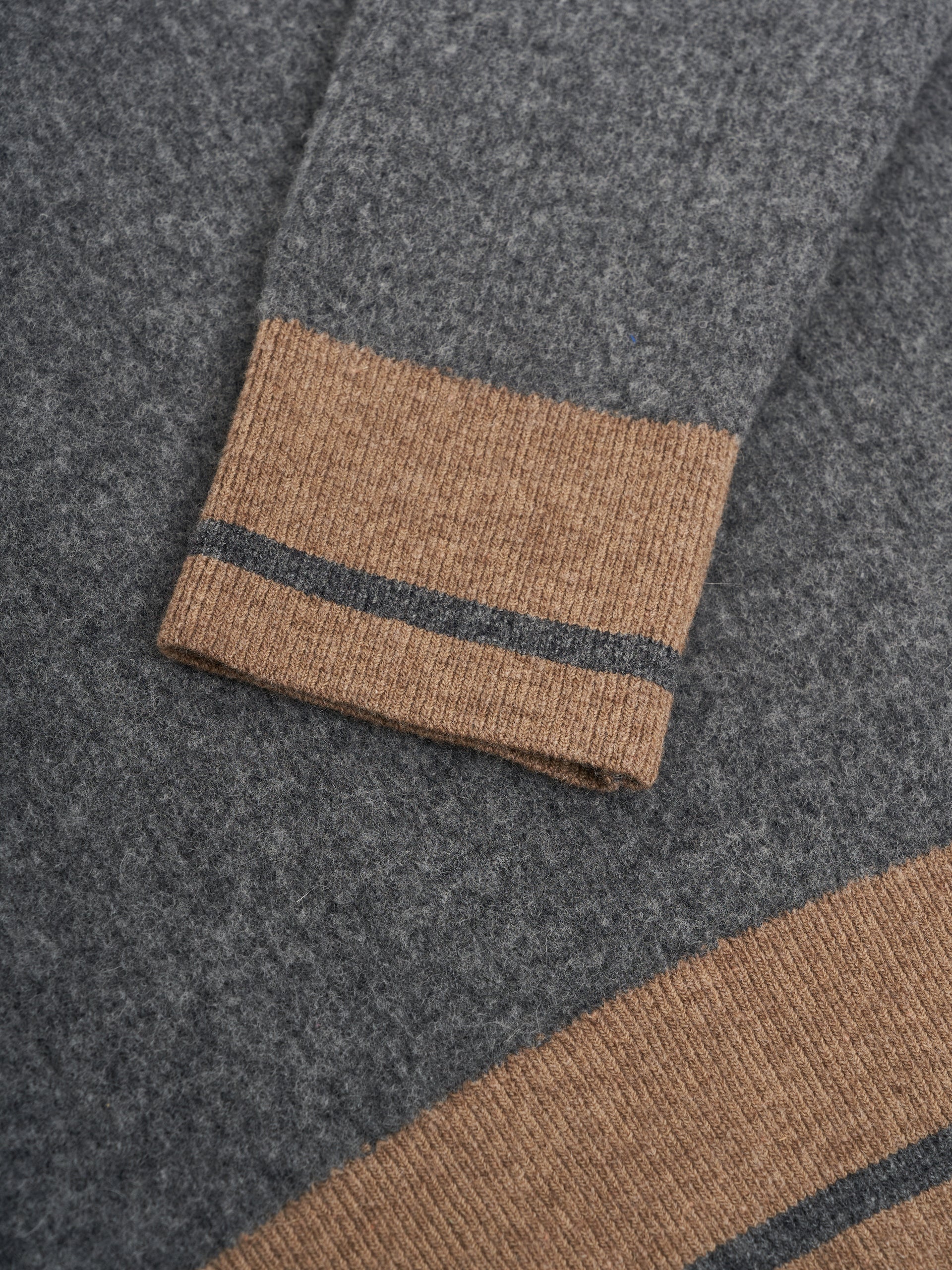 Hawes V Neck Jumper - Charcoal Colvin