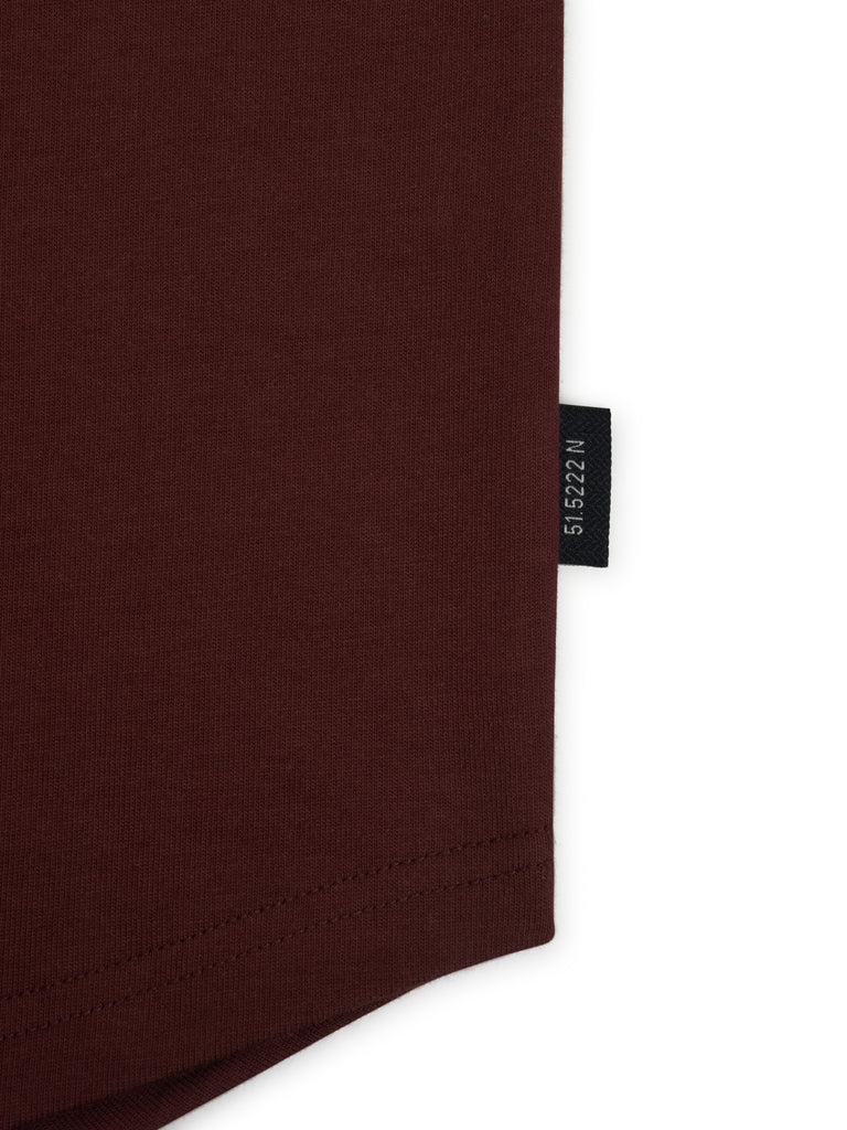 Mersey Long Sleeve Polo Shirt - Maroon Parton