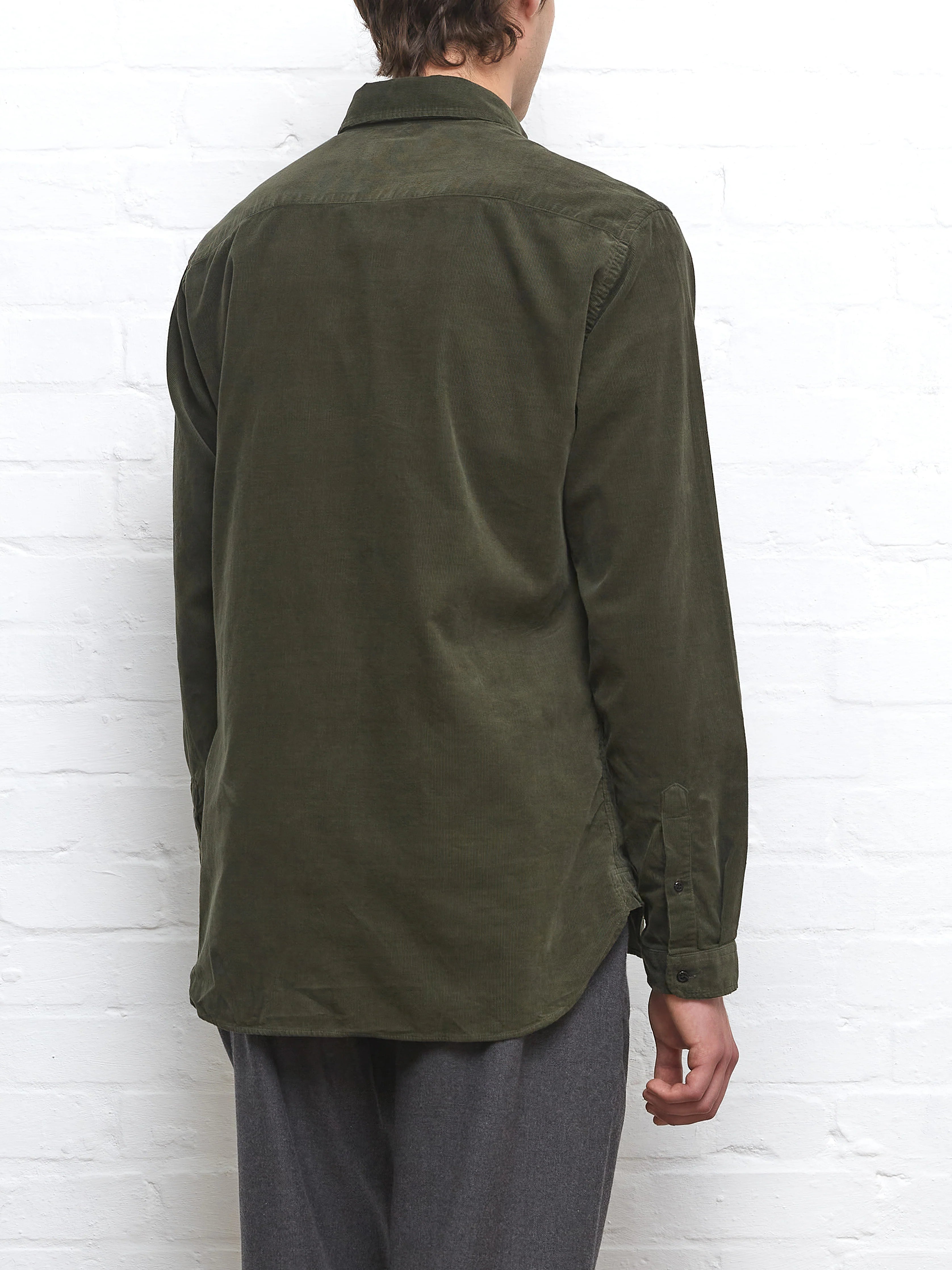 Brook Shirt - Mersey Cord Green