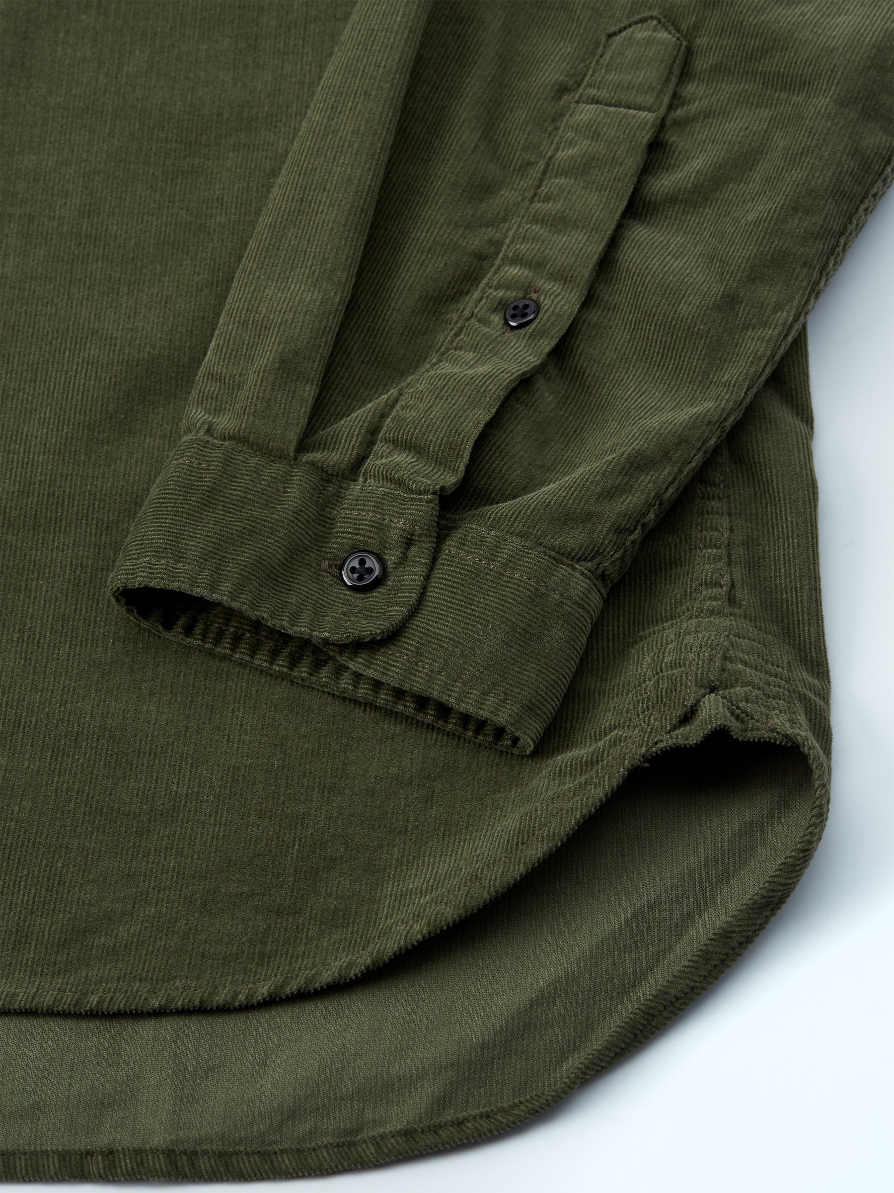 Brook Shirt - Mersey Cord Green