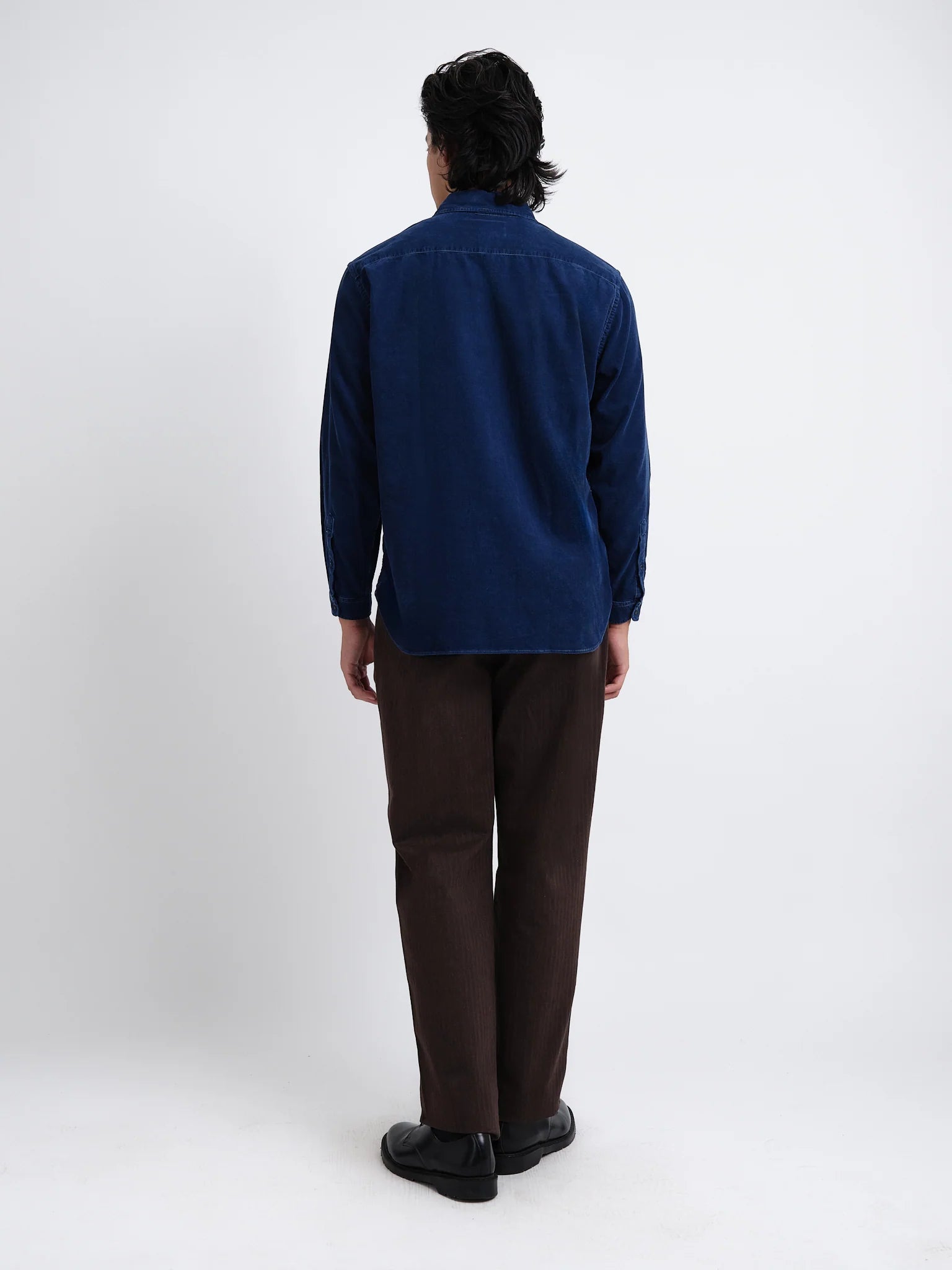 Atlanta Shirt - Indigo Blue Rinse Newson Cord