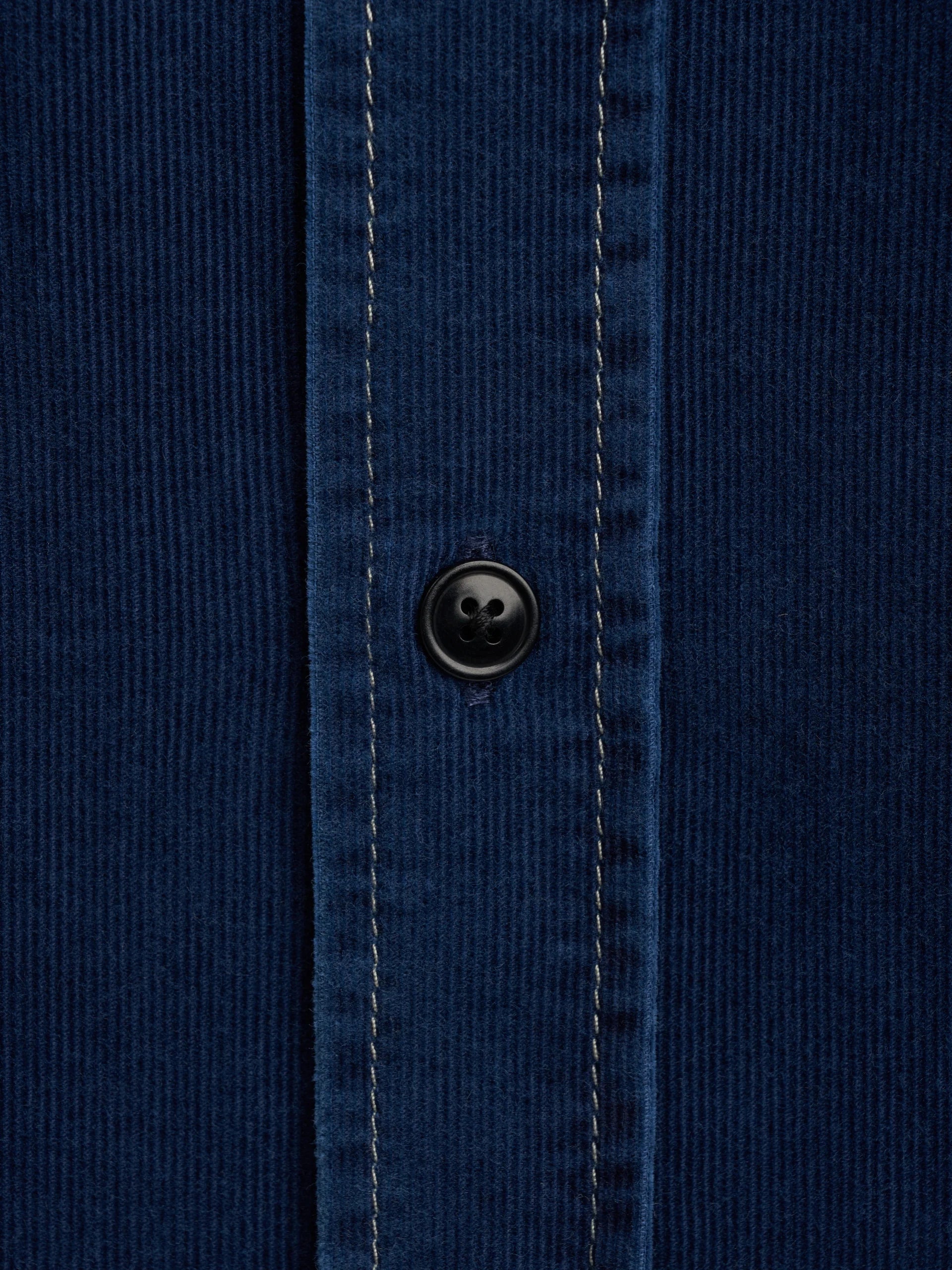 Atlanta Shirt - Indigo Blue Rinse Newson Cord