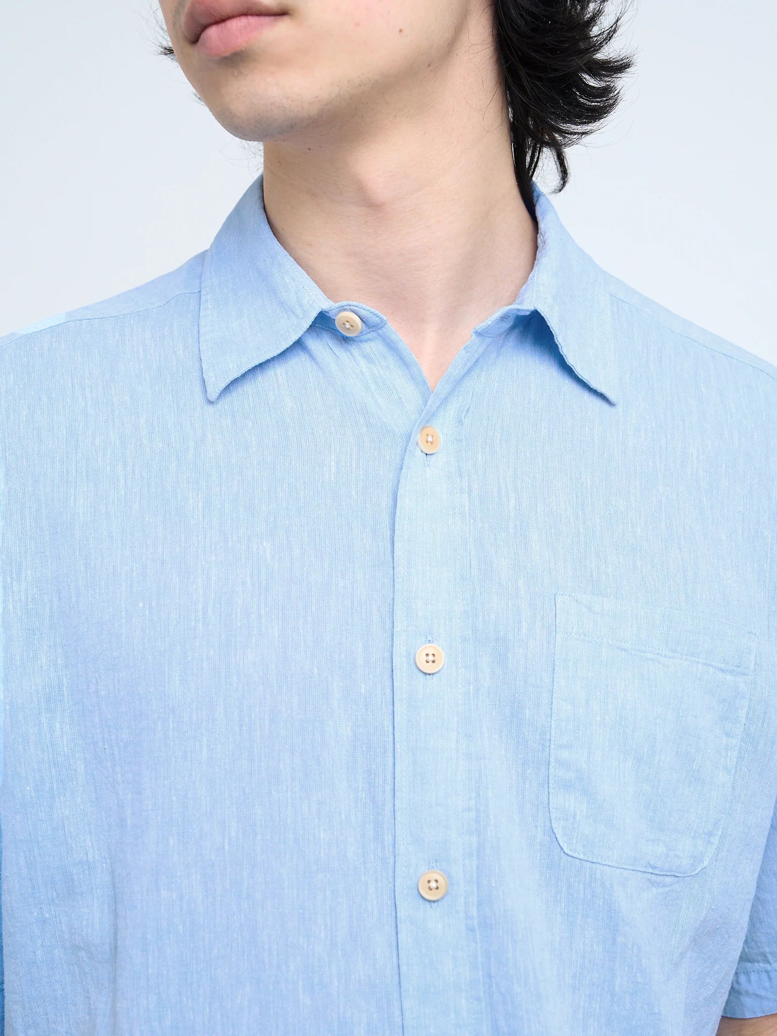 Atlanta Short Sleeve Shirt - Blue Perkins