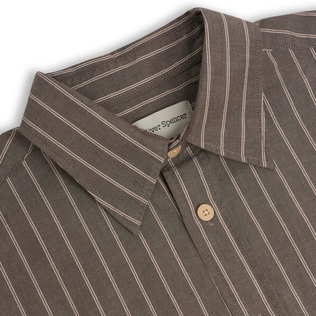 Garrison Loose Fit Shirt - Brown Corbet