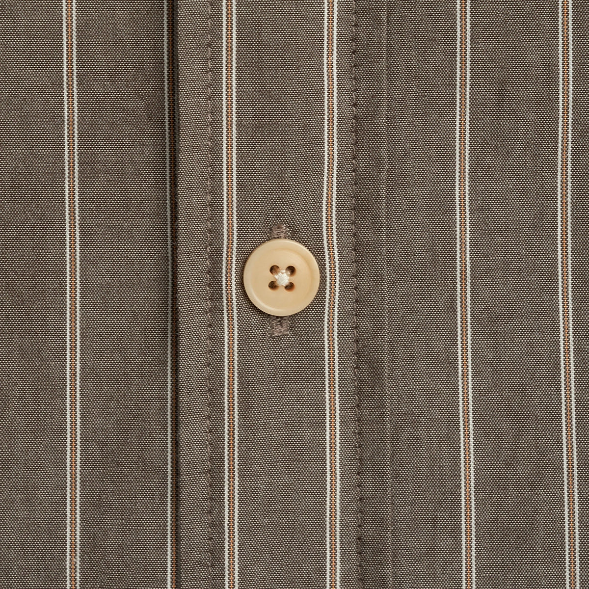 Garrison Loose Fit Shirt - Brown Corbet