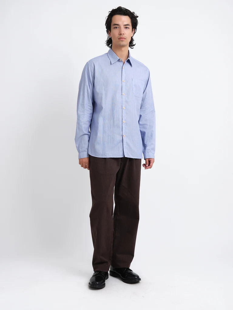 New York Special Shirt - White/Blue Collins