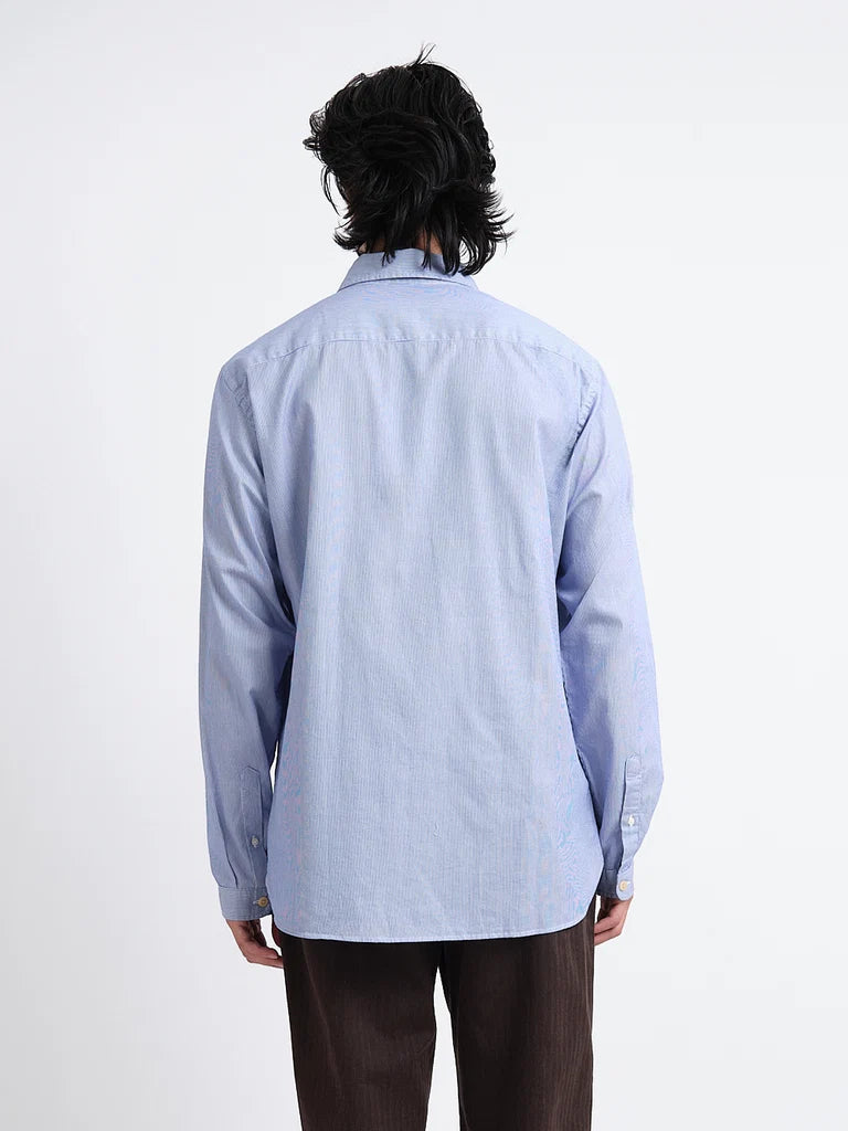 New York Special Shirt - White/Blue Collins
