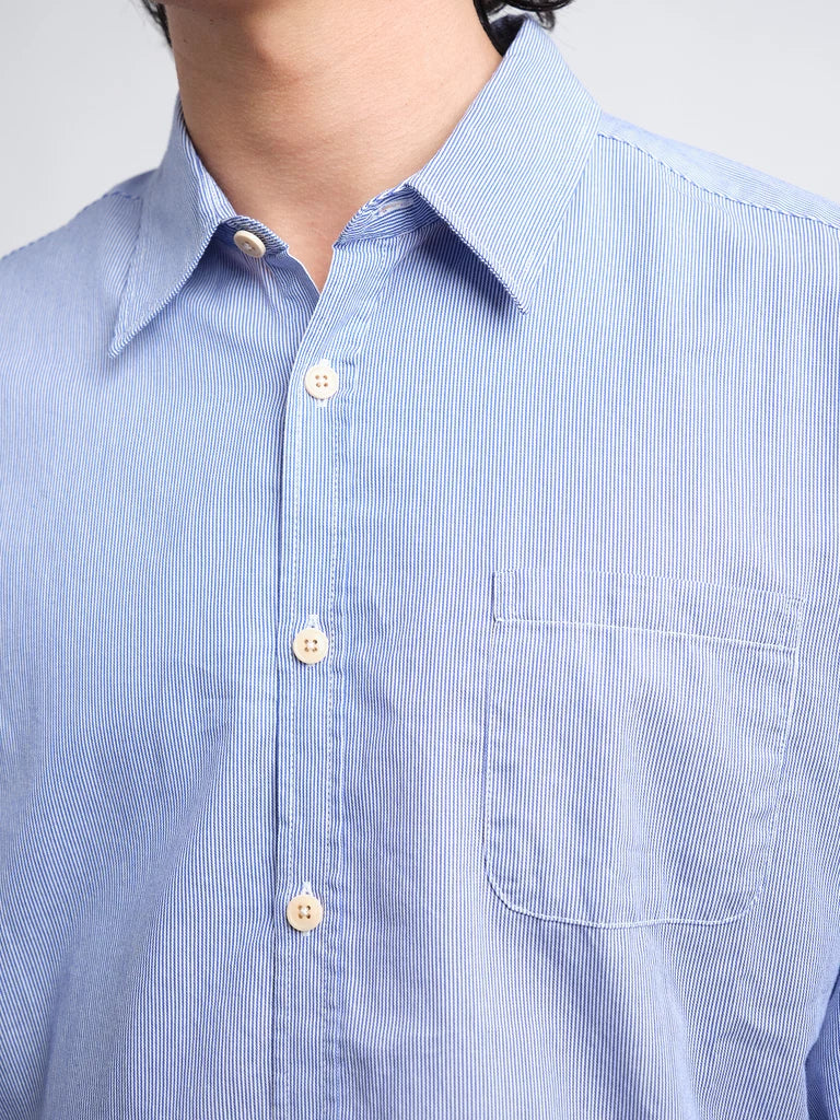 New York Special Shirt - White/Blue Collins