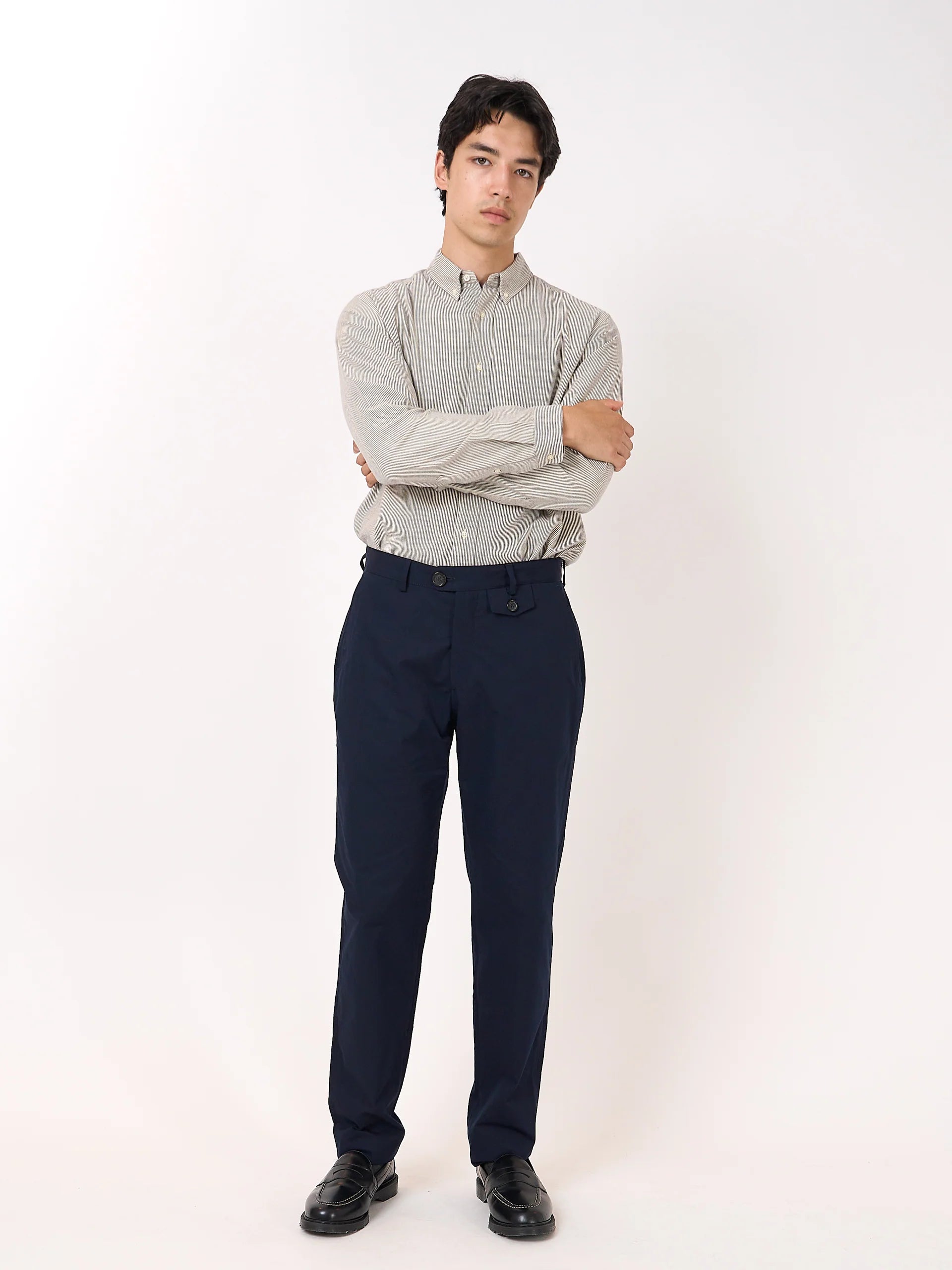 Fishtail Trousers - Ashdown Navy