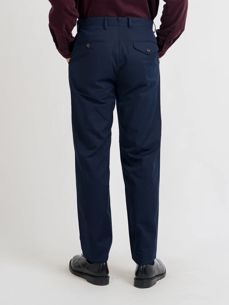 Fishtail Trousers - Navy Ashdown