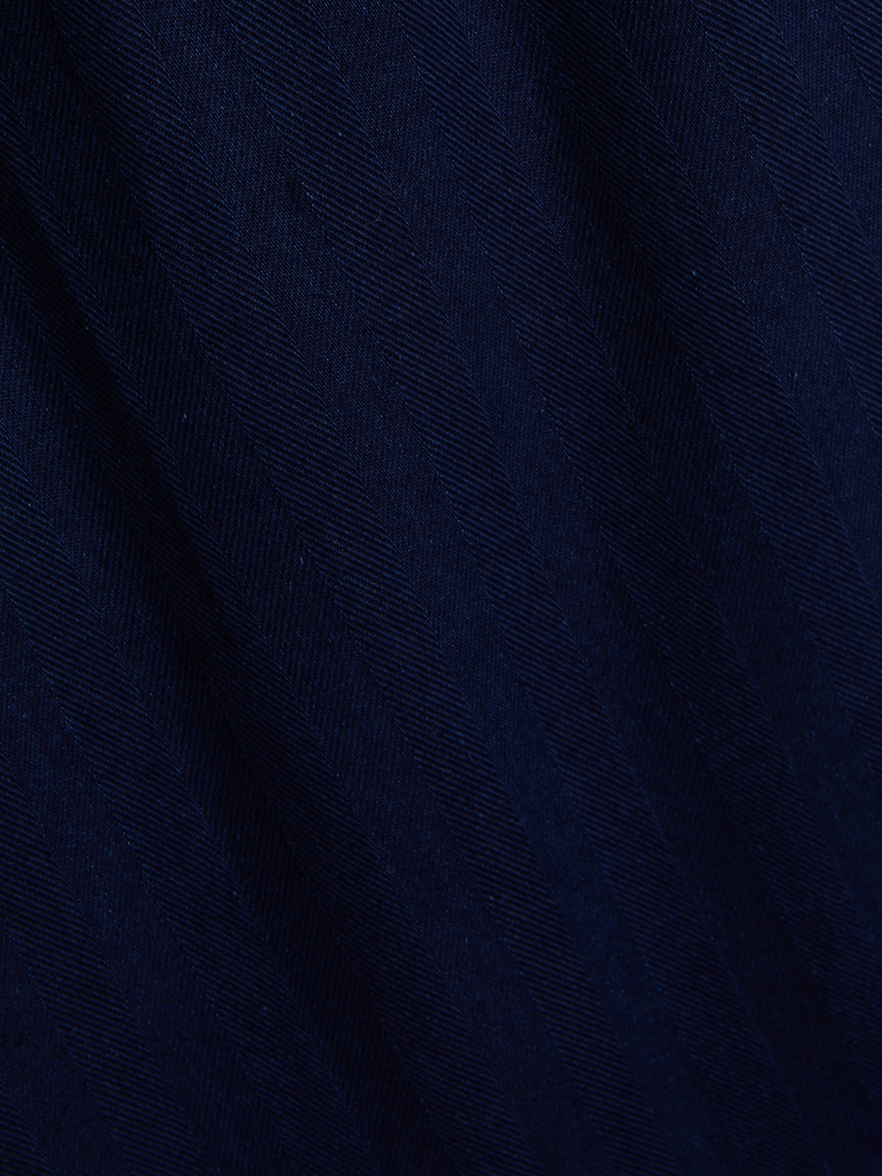 Morton Pleated Trousers - Indigo Blue Faye