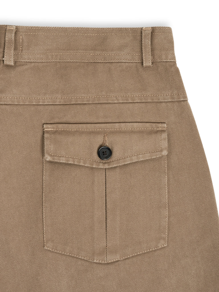 Utility Straight Leg Trousers - Beige Hester