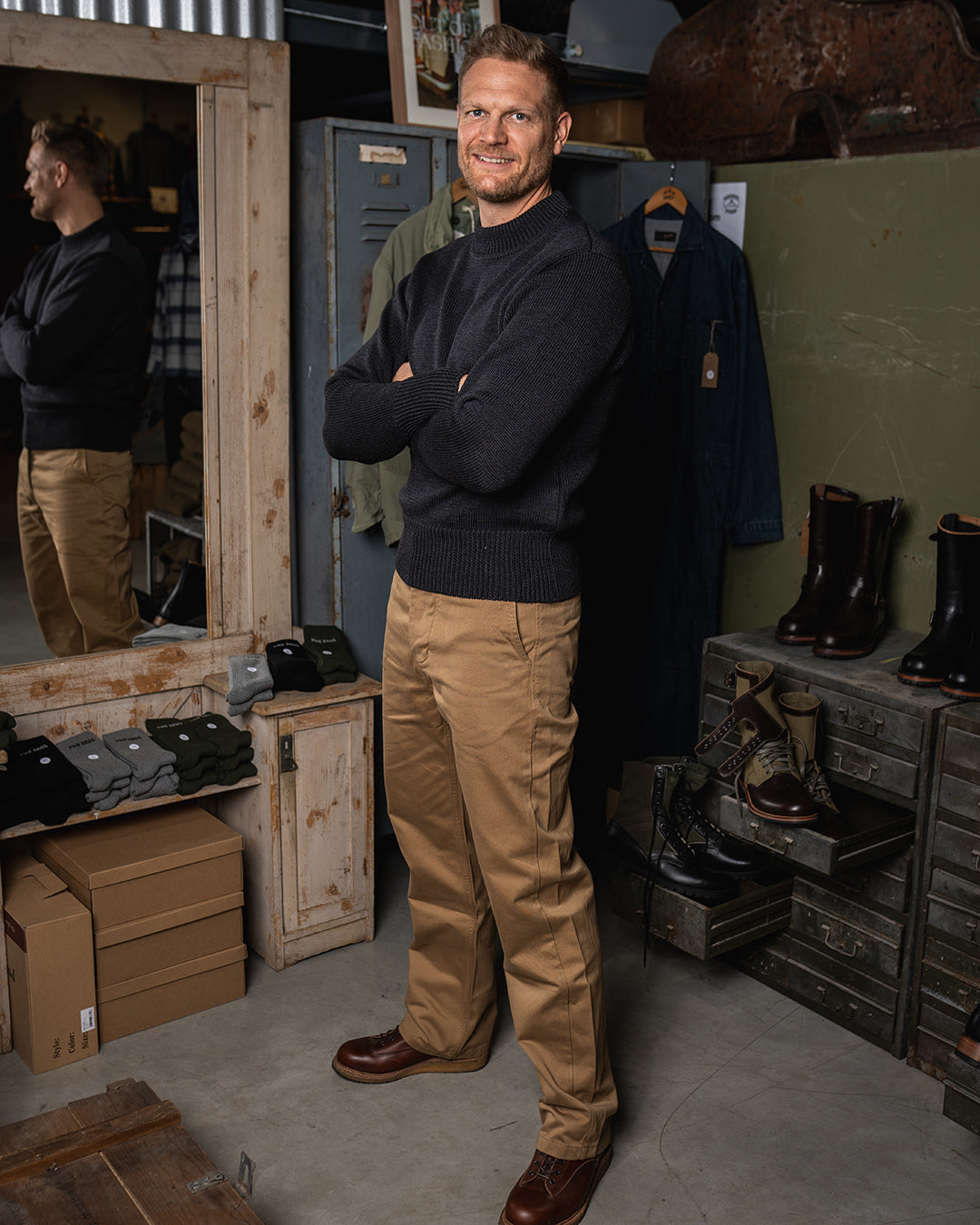 1941 USN Seaman Sweater - Anthracite