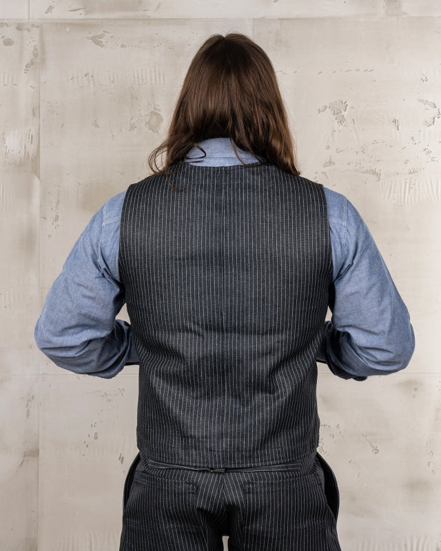 1937 Roamer Vest - Blue Wabash
