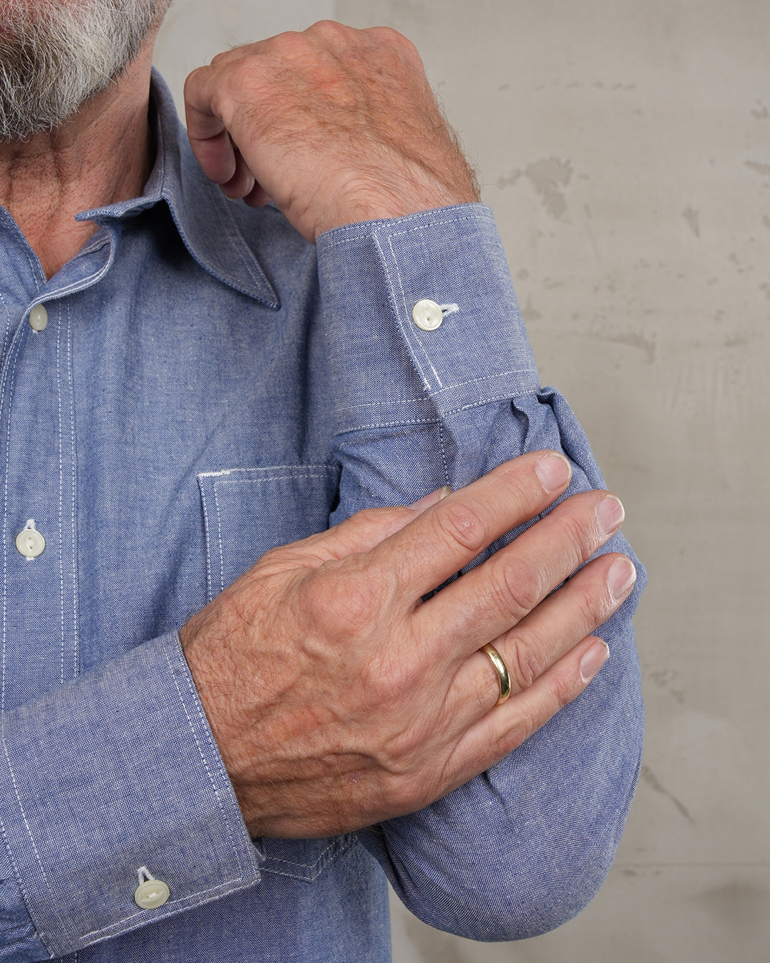 1937 Roamer Shirt Blue - Chambray