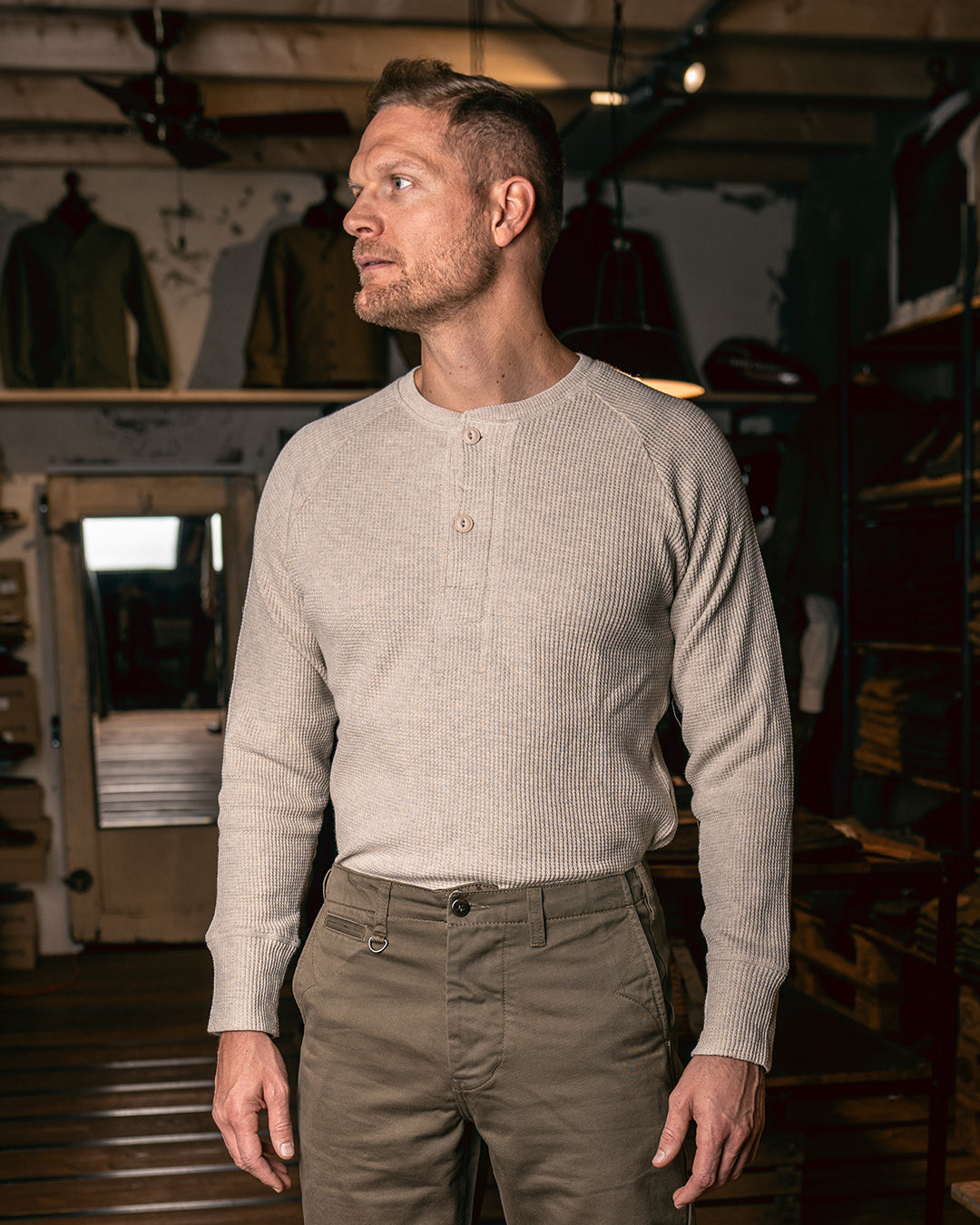 1936 Waffle Top - Natural