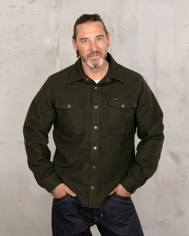 1943 CPO Shirt - Moleskin Moss