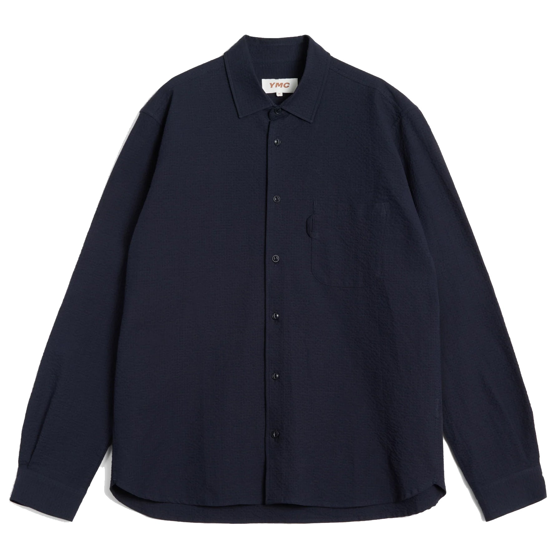 Curtis Shirt - Navy Seersucker