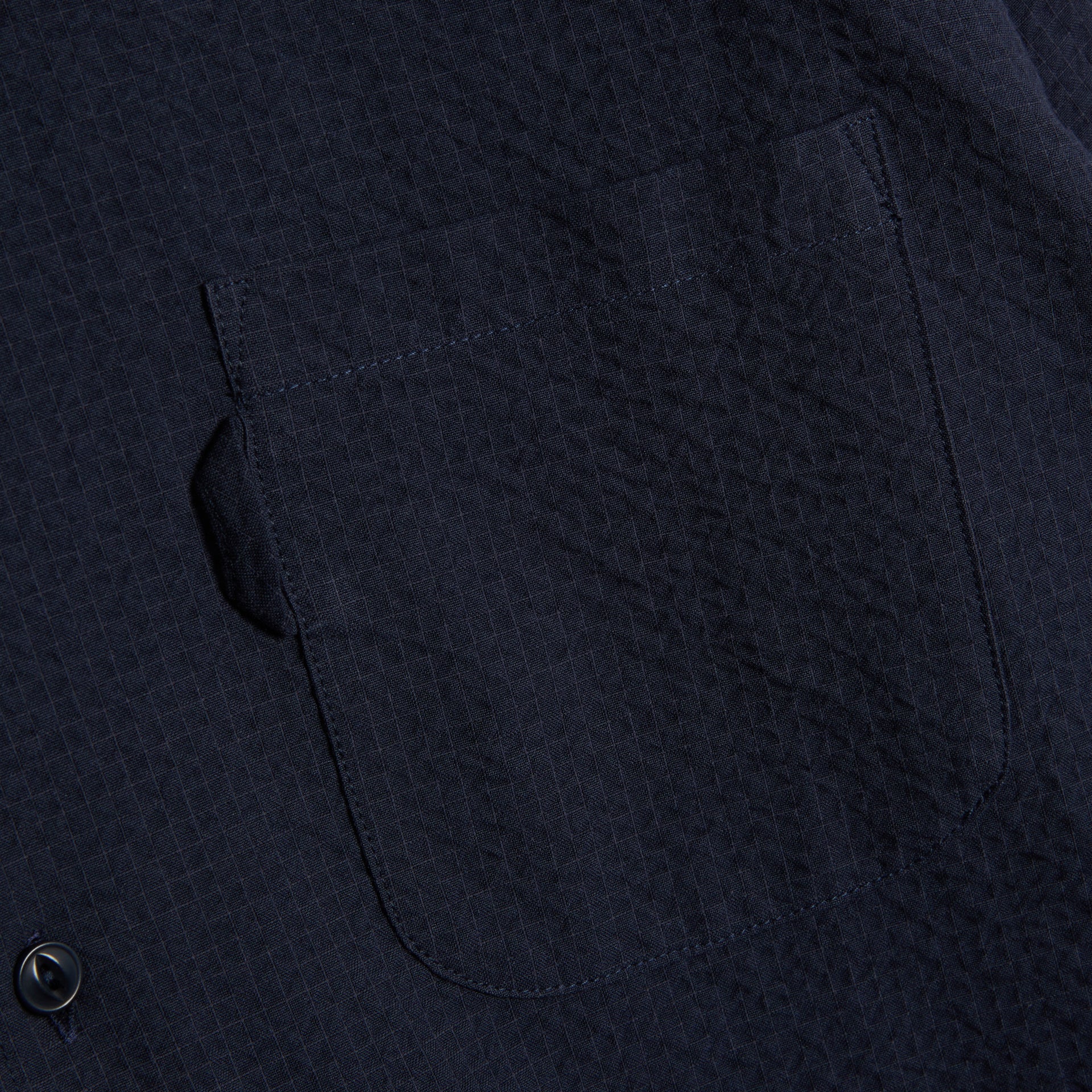 Curtis Shirt - Navy Seersucker
