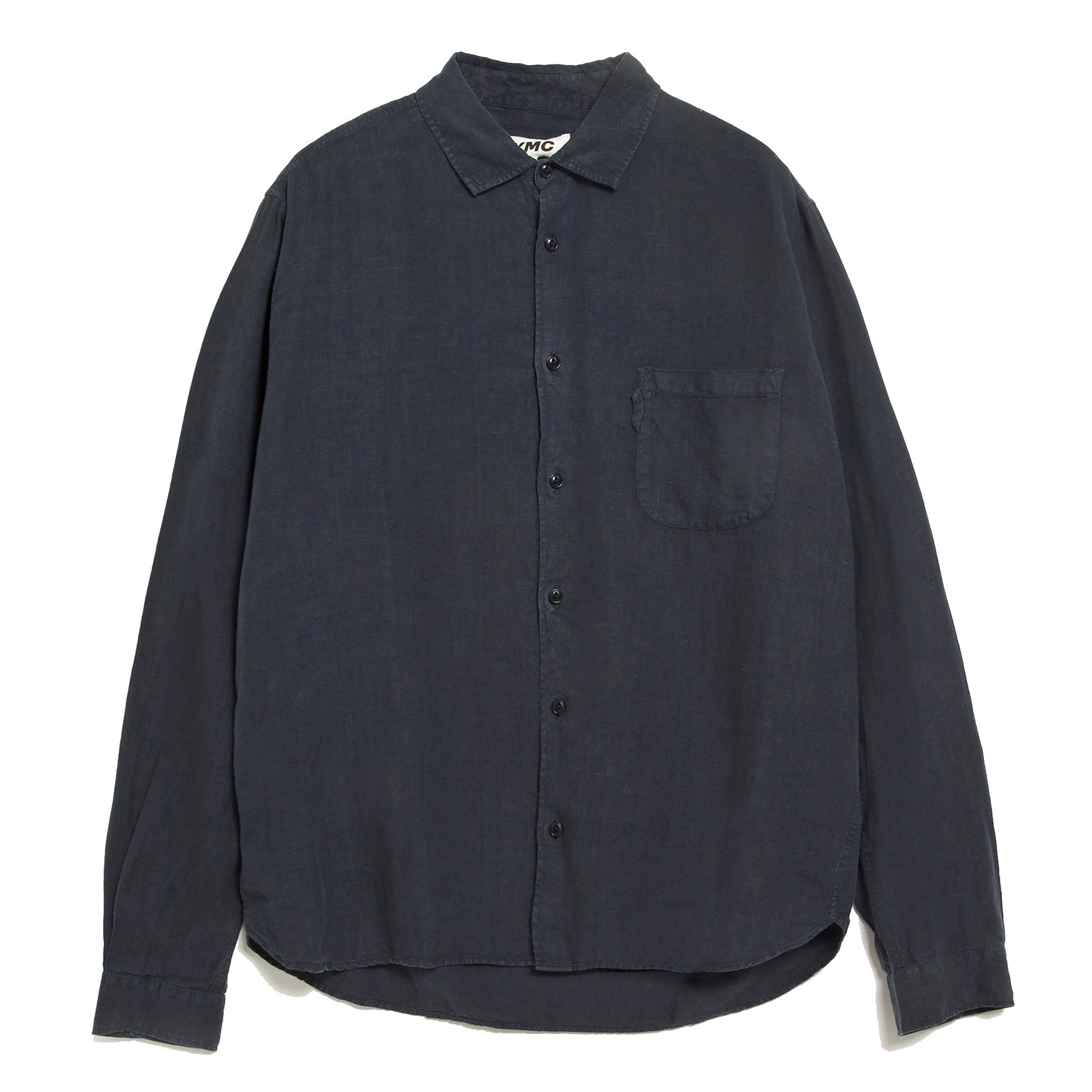 Curtis Shirt - Navy Linen